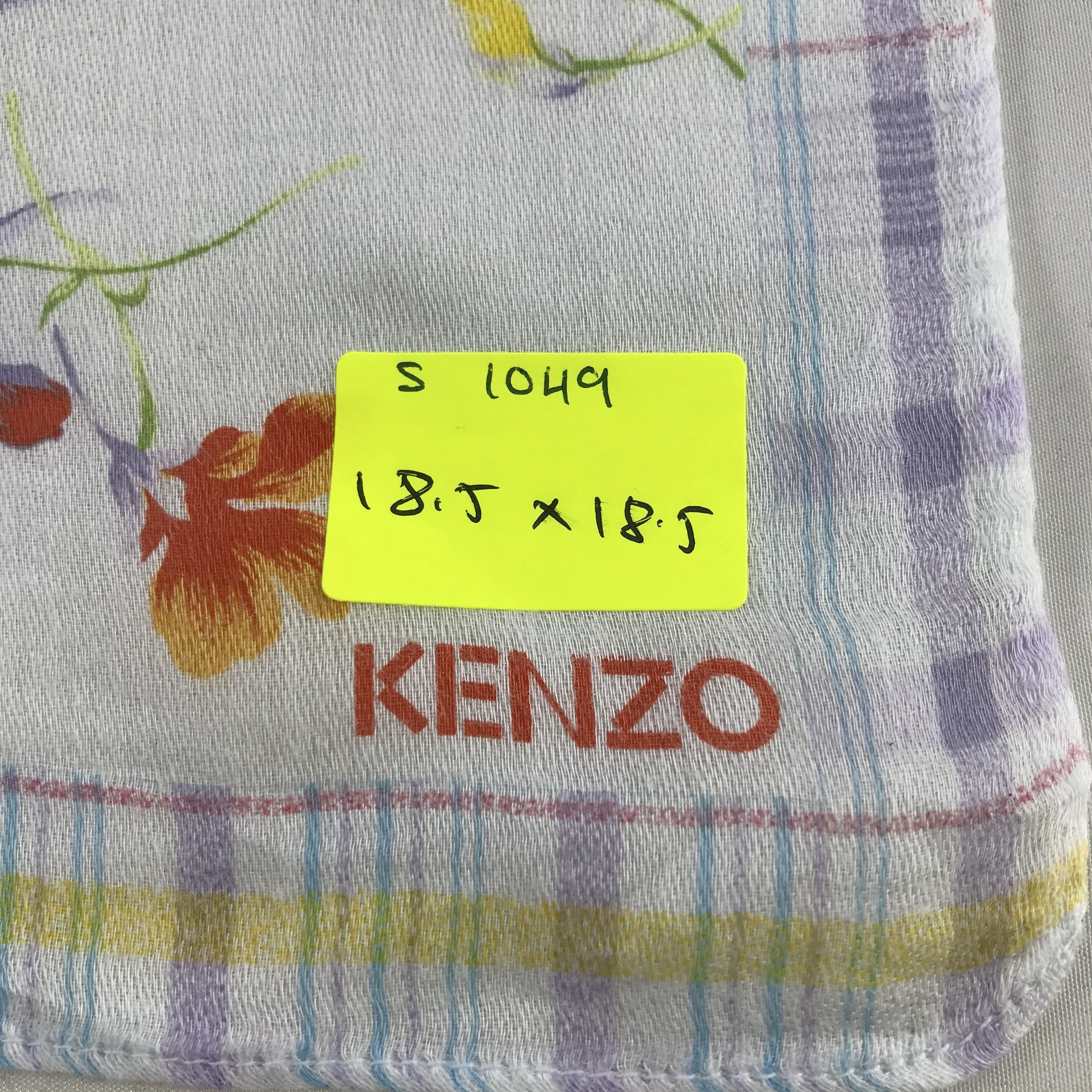 Kenzo × Vintage Kenzo Bandana / Handkerchief / Neckerchief - S1049 Size ONE SIZE - 5 Thumbnail