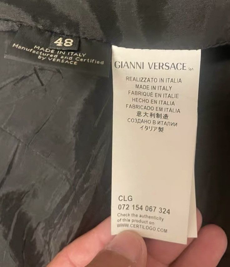 Versace $5k Versace signature recent reissue leather shirt EU48 NEW Size US M / EU 48-50 / 2 - 7 Thumbnail
