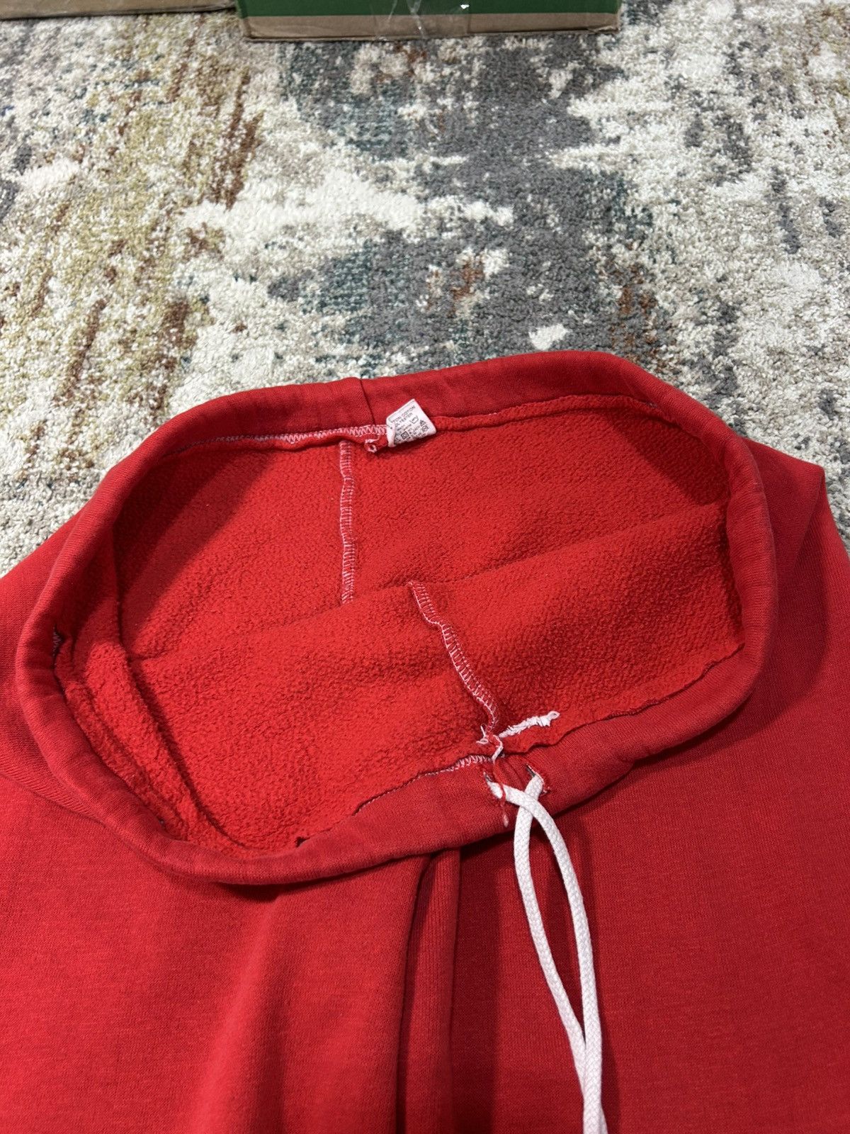 Vintage 1970s Russell Athletics Gold-Tag Red Cuffed Sweatpants Size US 34 / EU 50 - 7 Thumbnail