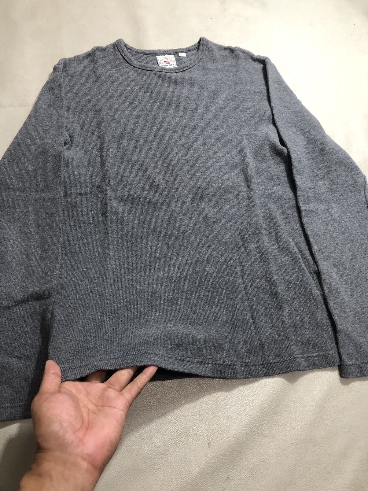 Avirex Avirex LongSleeve Blank Tee Shirt Size US L / EU 52-54 / 3 - 2 Thumbnail