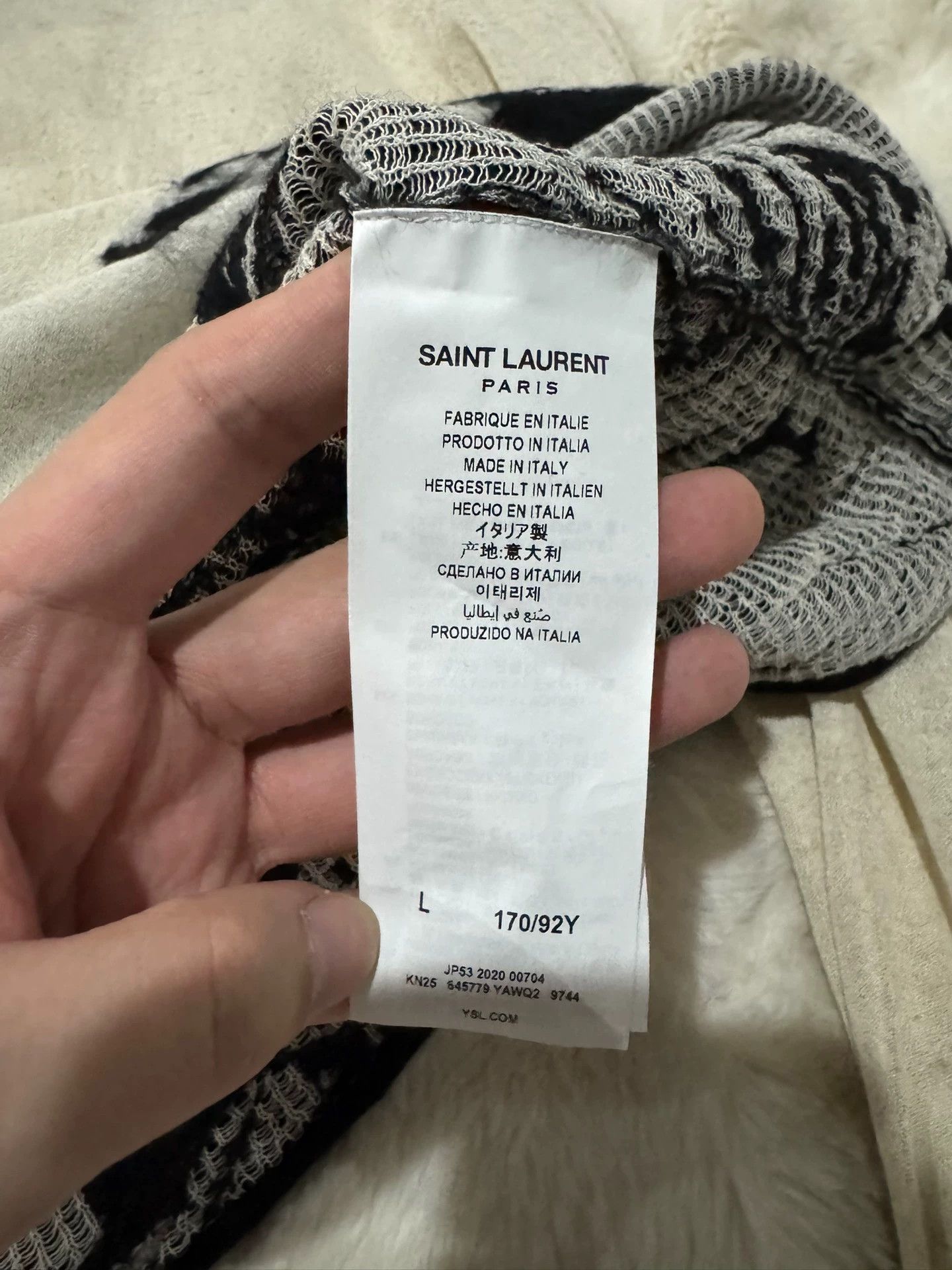 Saint Laurent Paris Saint Laurent's new show-style knitted sweater Size US L / EU 52-54 / 3 - 6 Thumbnail