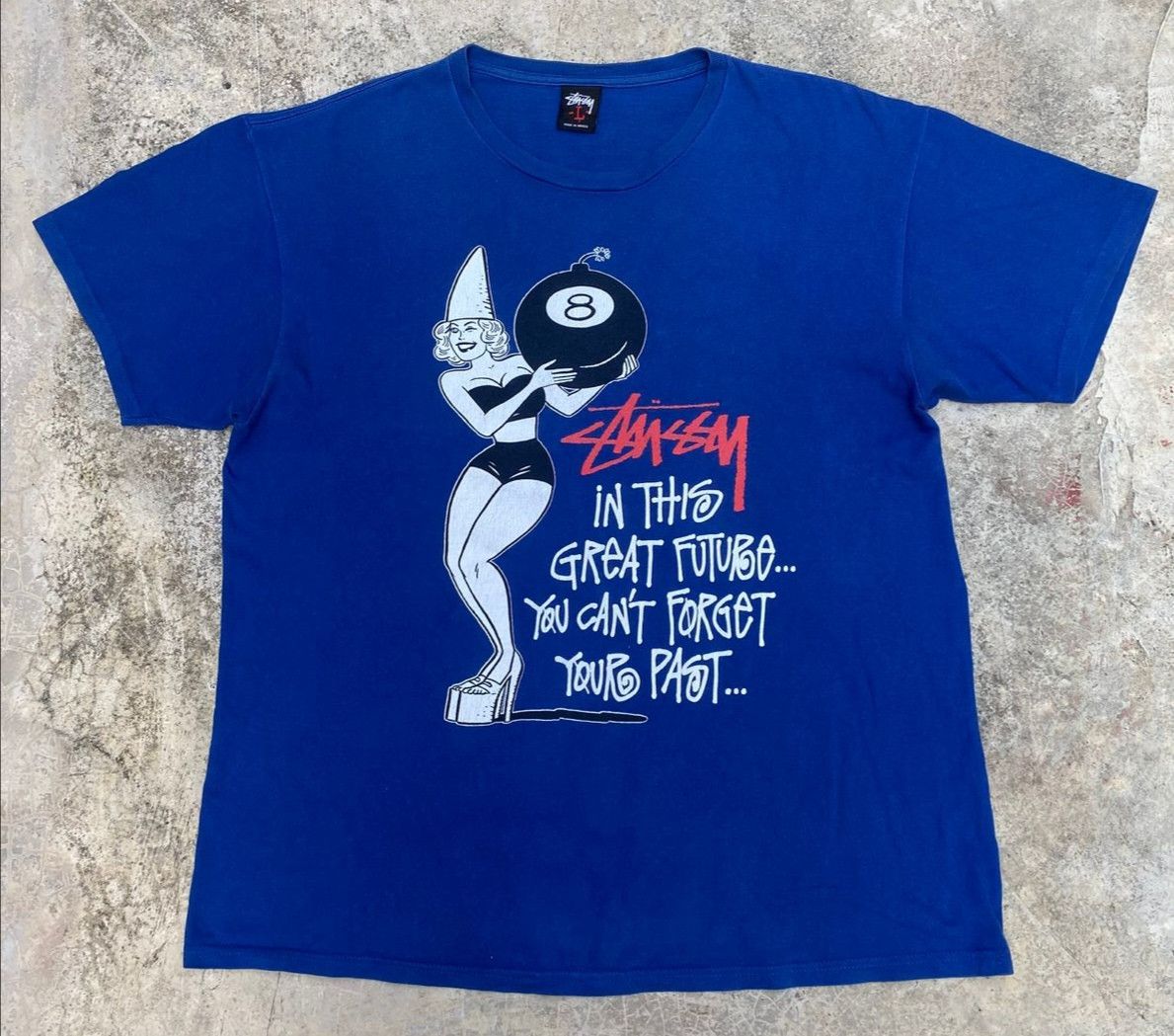 Stussy Vintage Gilbert Henandez For Stussy Eight Ball Tshirt Size US L / EU 52-54 / 3 - 1 Thumbnail