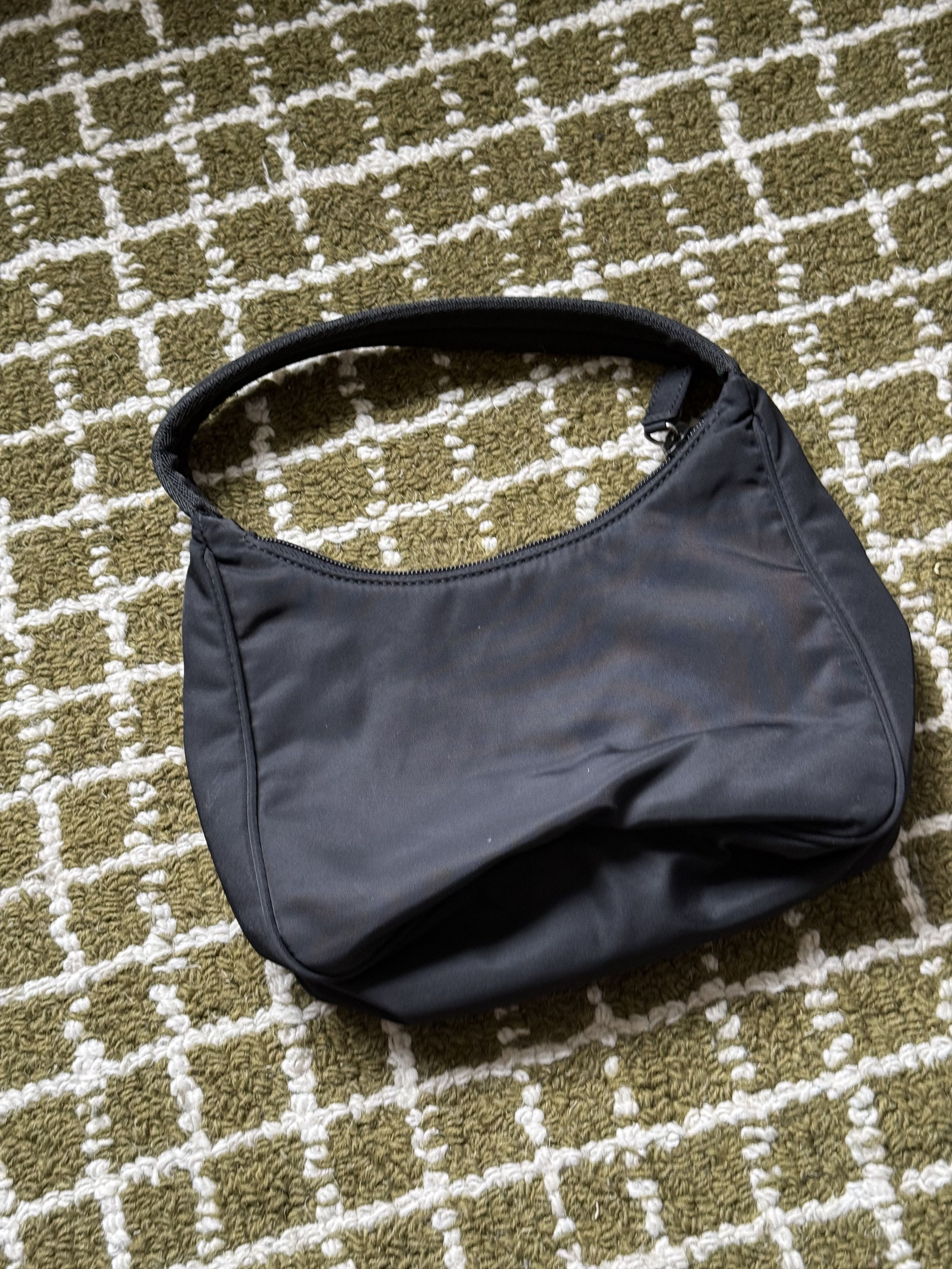 Prada Prada Vintage Tessuto Nylon Mini Hobo Bag Black Size ONE SIZE - 8 Thumbnail