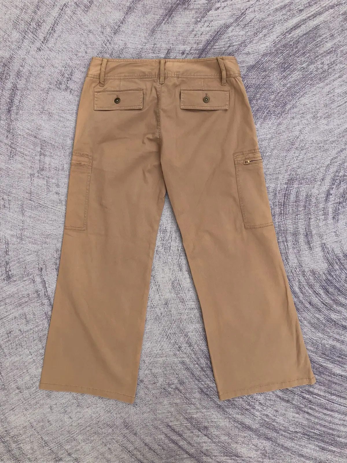 Designer × Japanese Brand Y2K Cargo Trousers Baggy Khakis Multi Pocket Tactical Pants Size US 32 / EU 48 - 9 Thumbnail