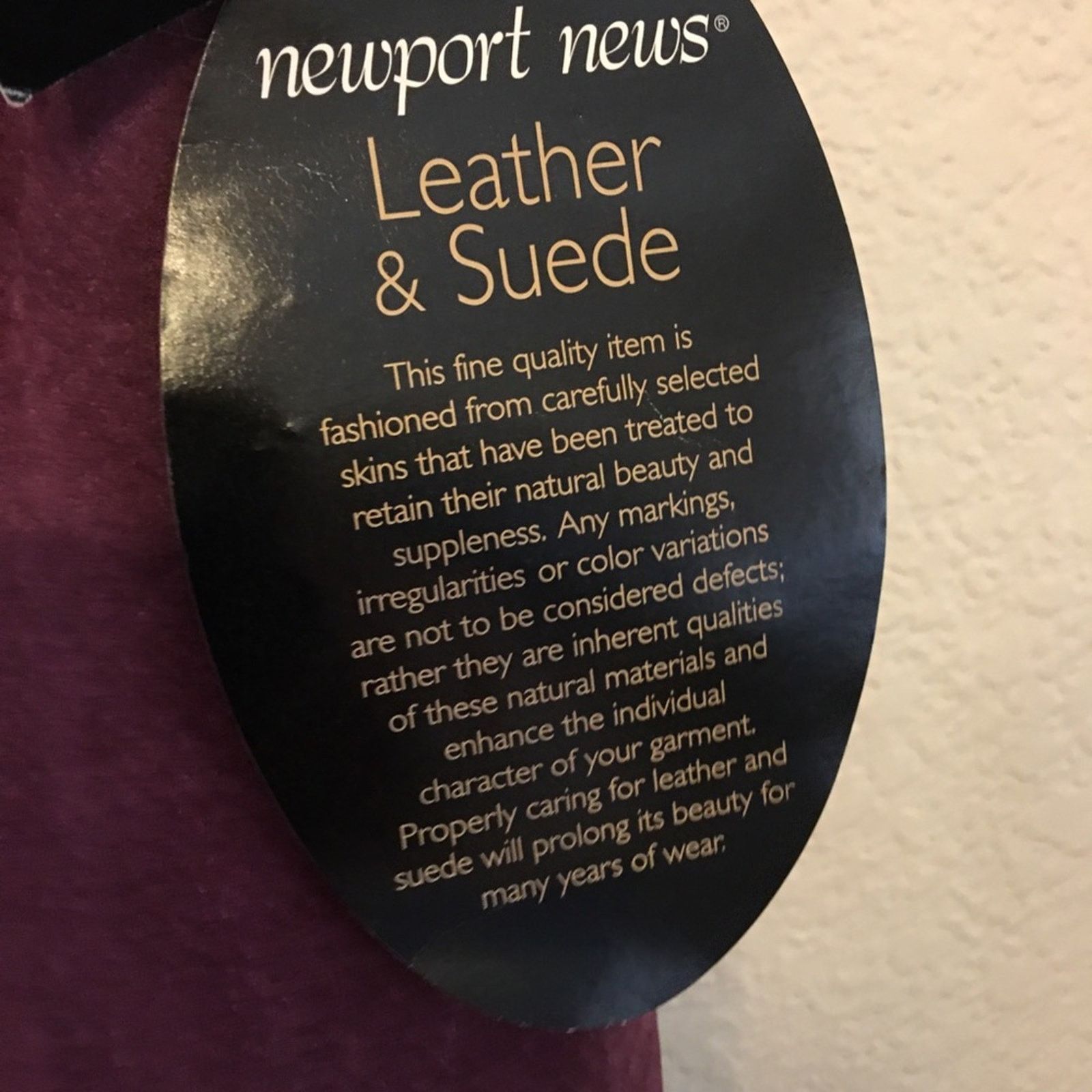 Other Newport News genuine suede leather jeans NWT 6 Size 28" / US 6 / IT 42 - 9 Thumbnail