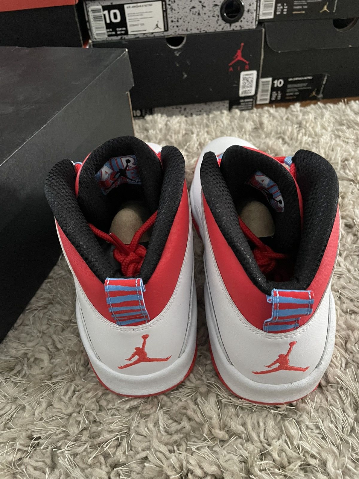 Jordan Brand Jordan 10 Chicago Flags Size US 9.5 / EU 42-43 - 4 Thumbnail