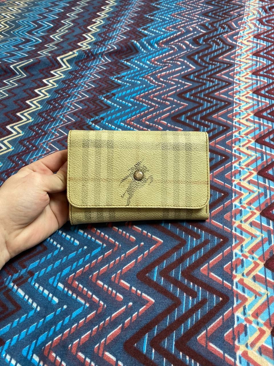 Burberry × Vintage Vintage Burberry Nova Check Leather Wallet Size ONE SIZE - 16 Thumbnail