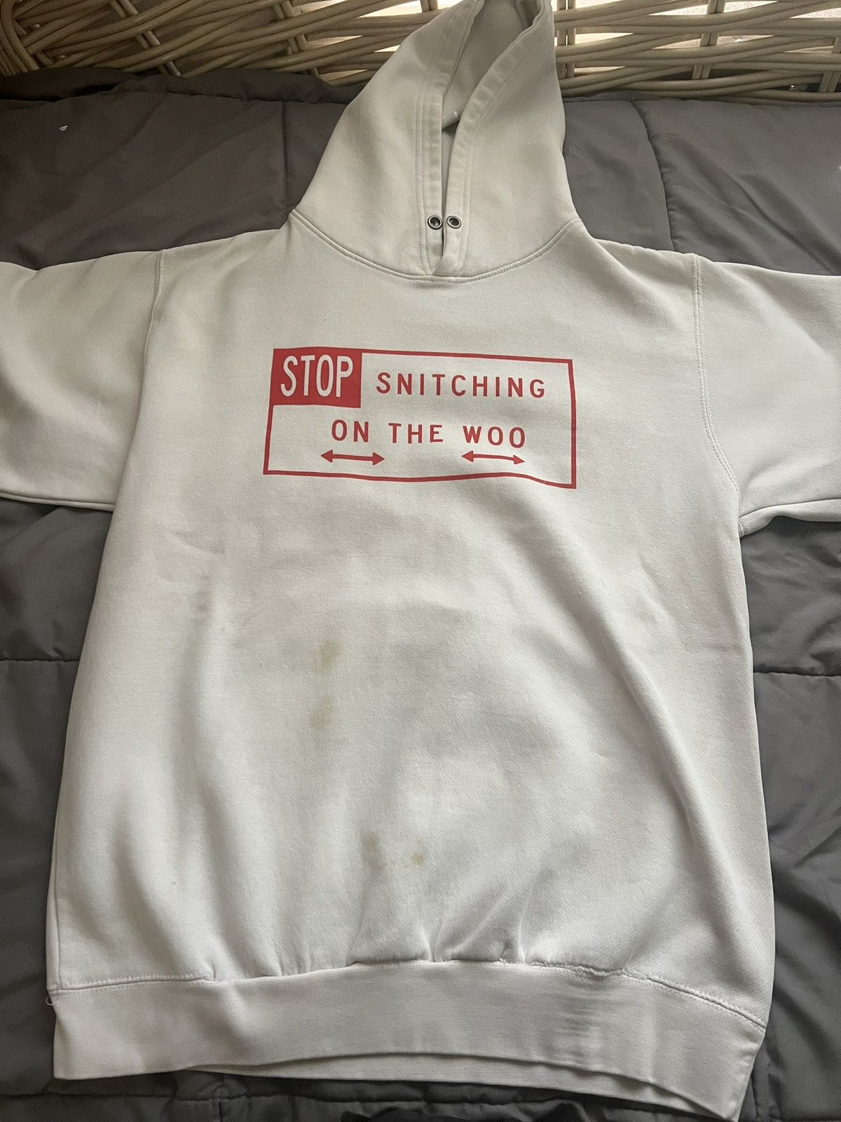 Vlone VLONE STOP SNITCHING HOODIE Size US M / EU 48-50 / 2 - 1 Thumbnail