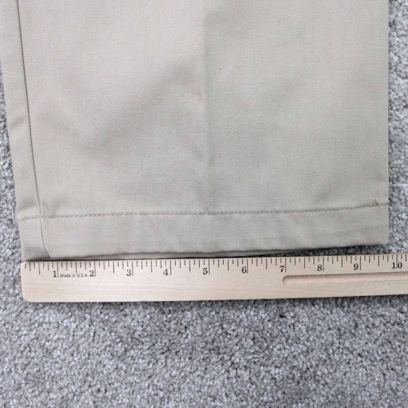 Eddie Bauer Eddie Bauer Chino Pants Mens 40x32 Beige NWT Slim/Regular Straight Front Wool Blend? Size US 40 / EU 56 - 5 Thumbnail
