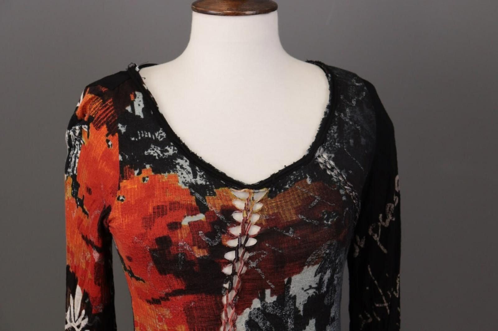 Desigual Desigual Colorful Floral Tunic Top Blouse Shirt Size S Size S / US 4 / IT 40 - 4 Thumbnail