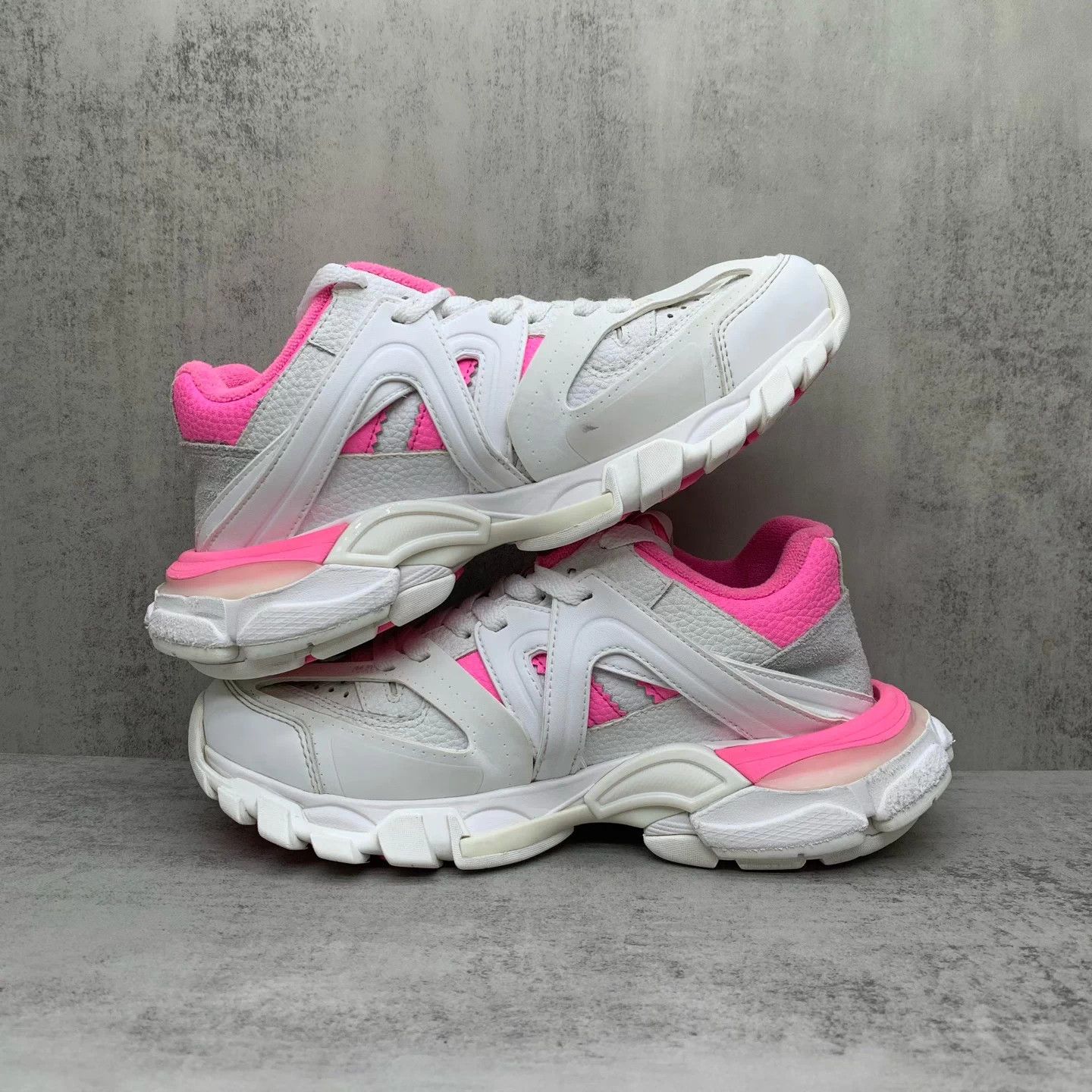 Balenciaga Balenciaga Track x Adidas White/Pink 36 98 New LX1261 Size US 5.5 / IT 35.5 - 3 Thumbnail