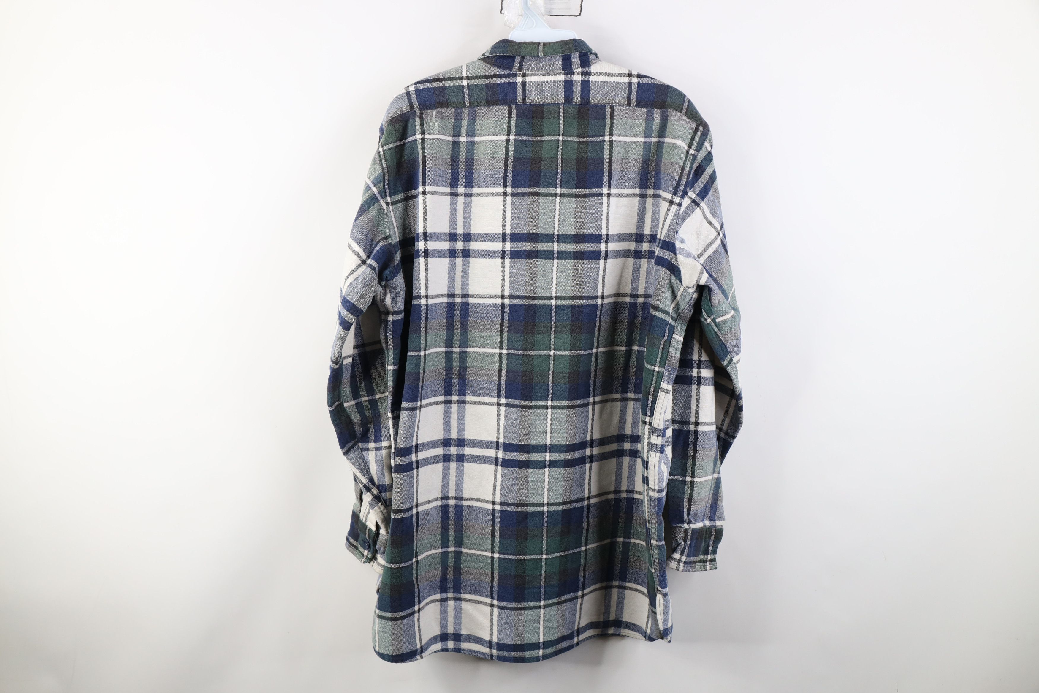 L.L. Bean Vintage 90s LL Bean Heavyweight. Flannel Button Shirt Size US L / EU 52-54 / 3 - 9 Thumbnail