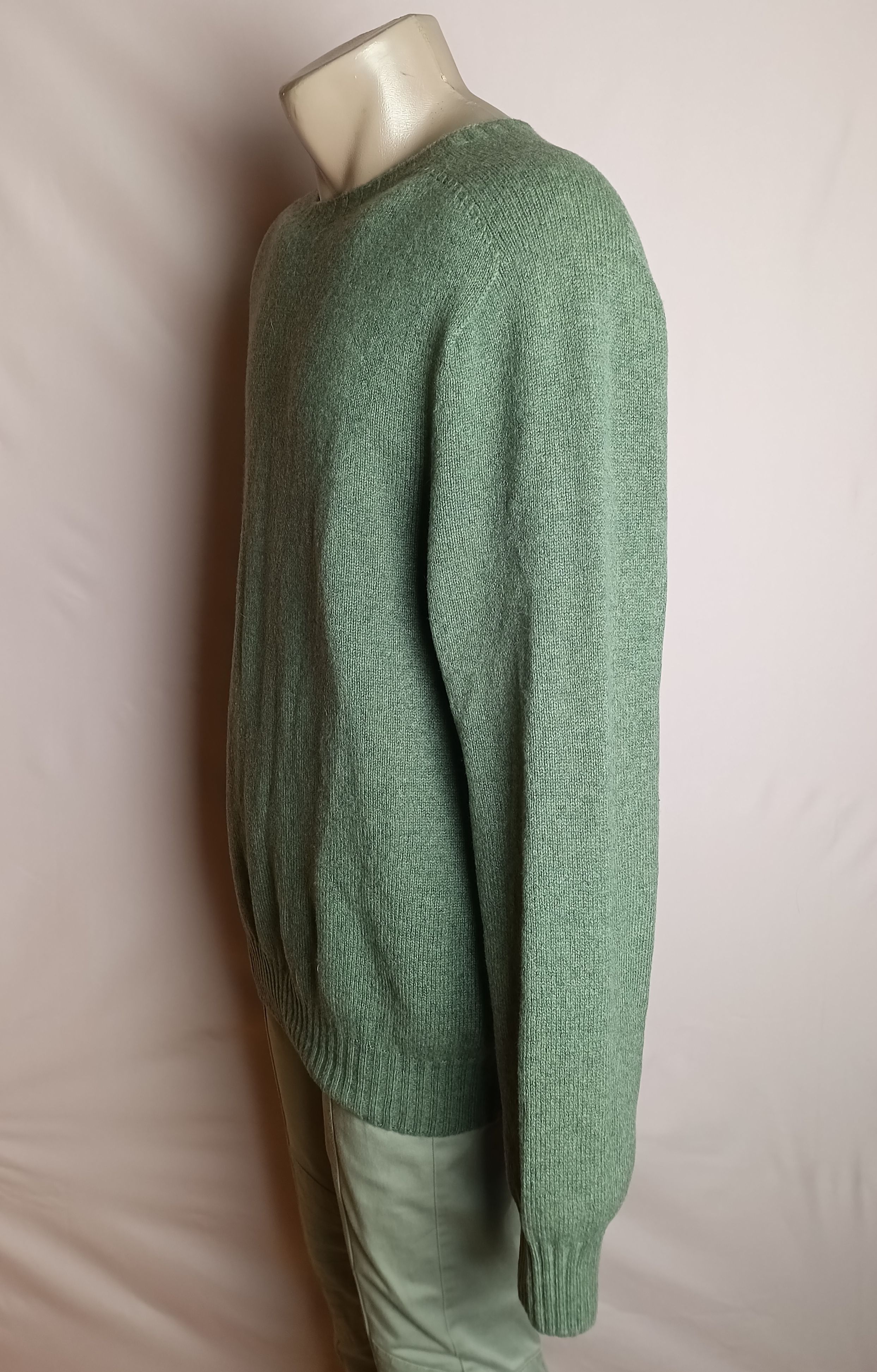 Harley of Scotland Harley of Scotland Lambswool Knit Men Sweater Size L Size US L / EU 52-54 / 3 - 3 Thumbnail