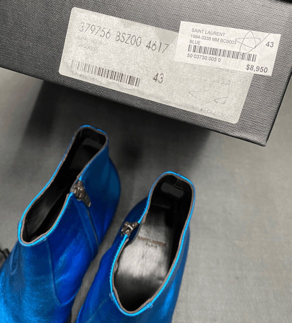 Saint Laurent Paris Saint Laurent Paris Metal Boots Size US 10 / EU 43 - 6 Thumbnail