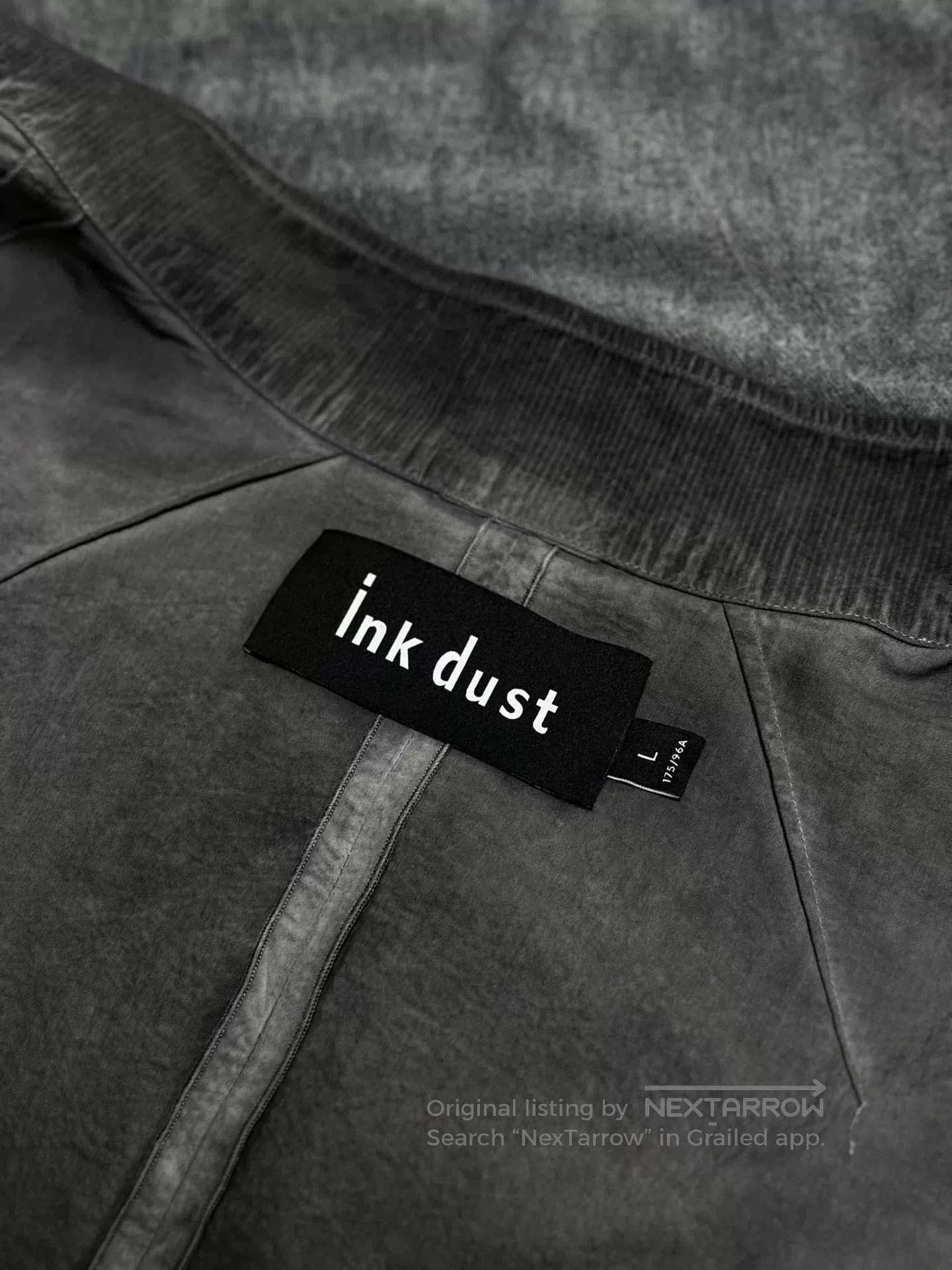 Japanese Brand Ink Dust Layered Collar Jacket. Size US L / EU 52-54 / 3 - 8 Thumbnail
