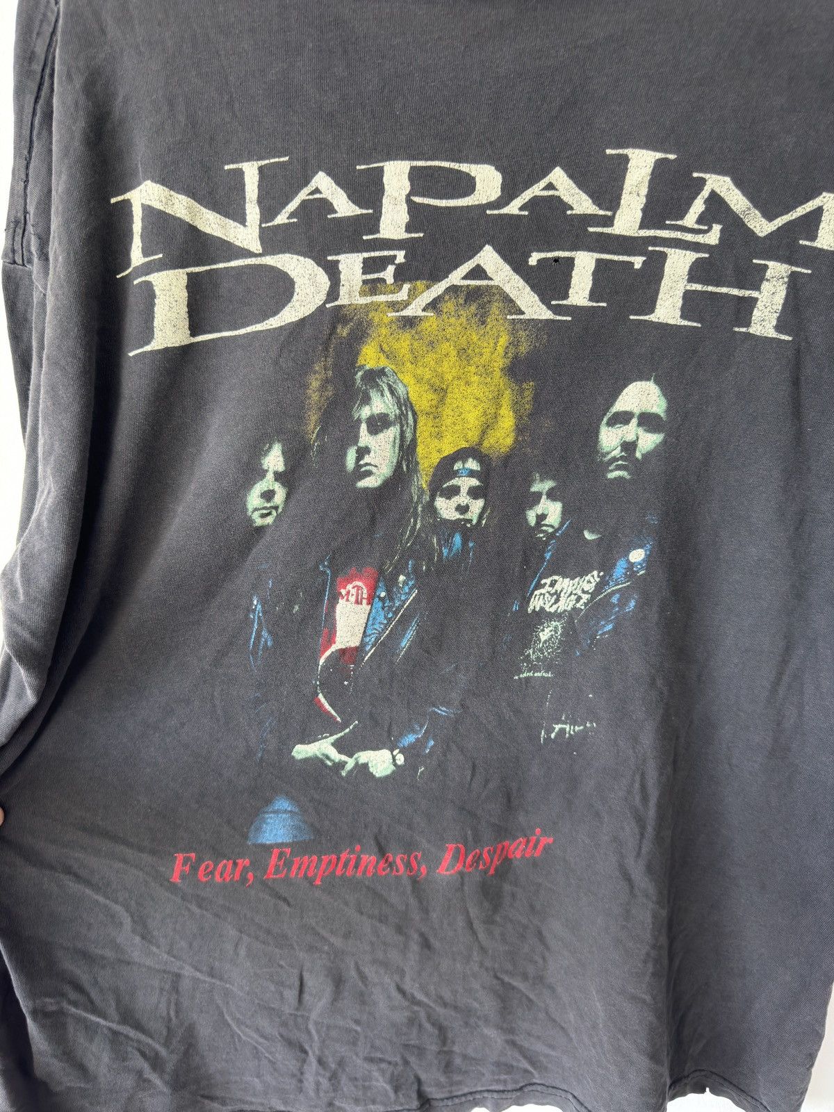 Band Tees × Vintage OG Single Stitch Napalm Death Tee Size US XL / EU 56 / 4 - 6 Thumbnail