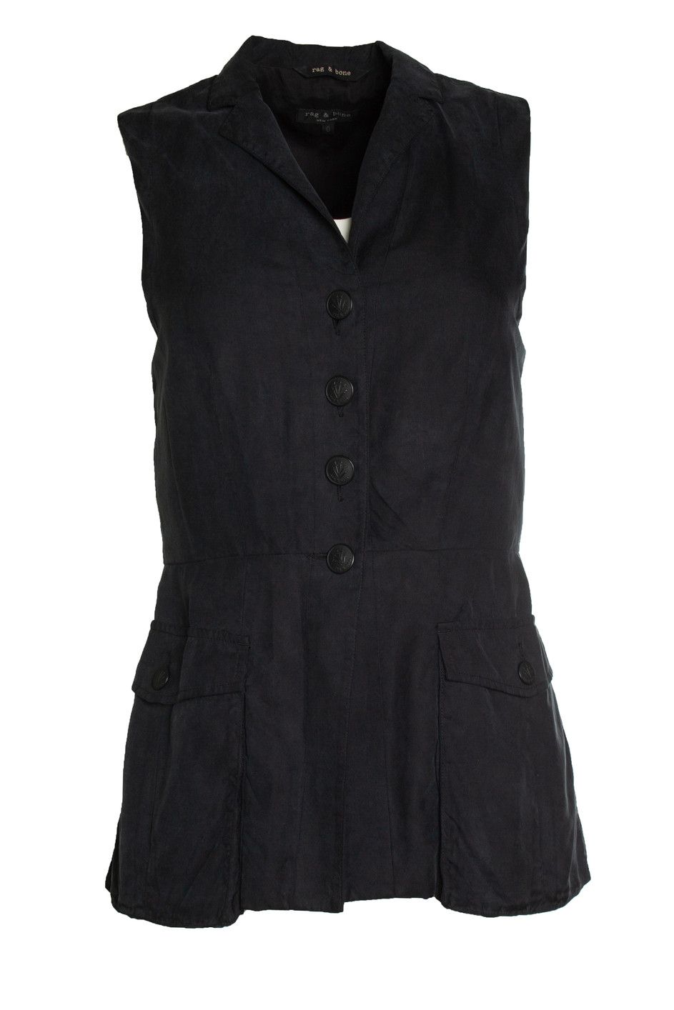 Rag & Bone Rag & Bone, Long vest in blue Size XS / US 0-2 / IT 36-38 - 1 Thumbnail