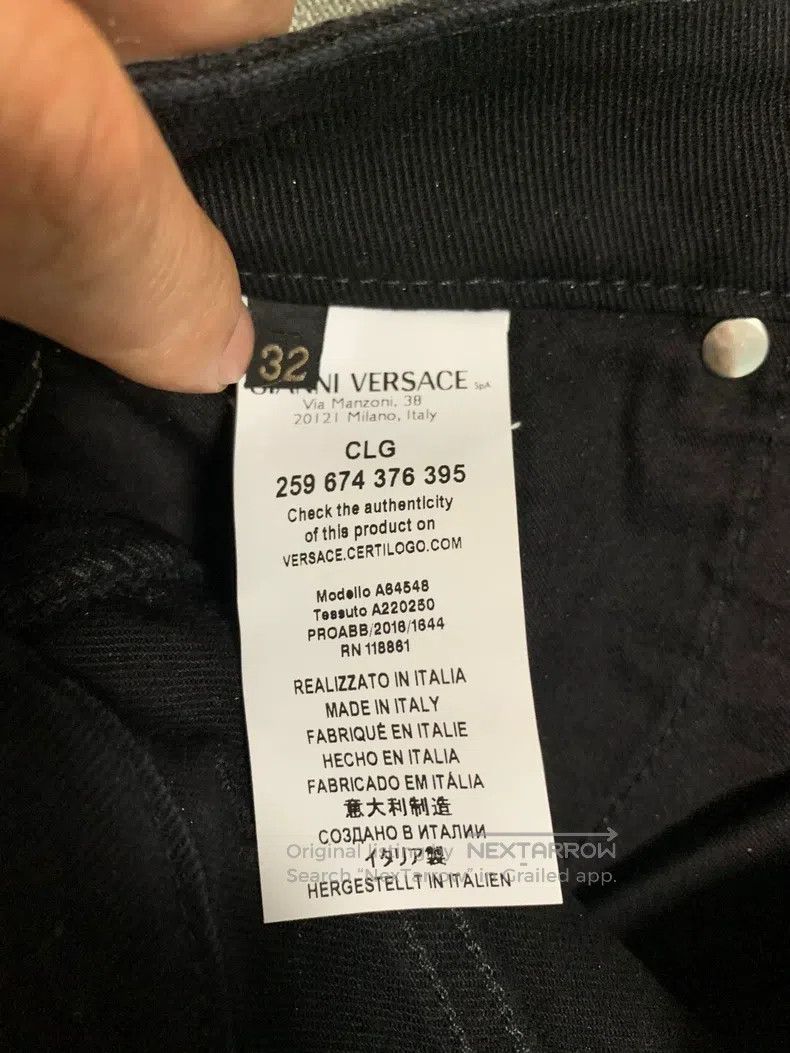 Versace Versace Green rubber jeans Size US 32 / EU 48 - 4 Thumbnail