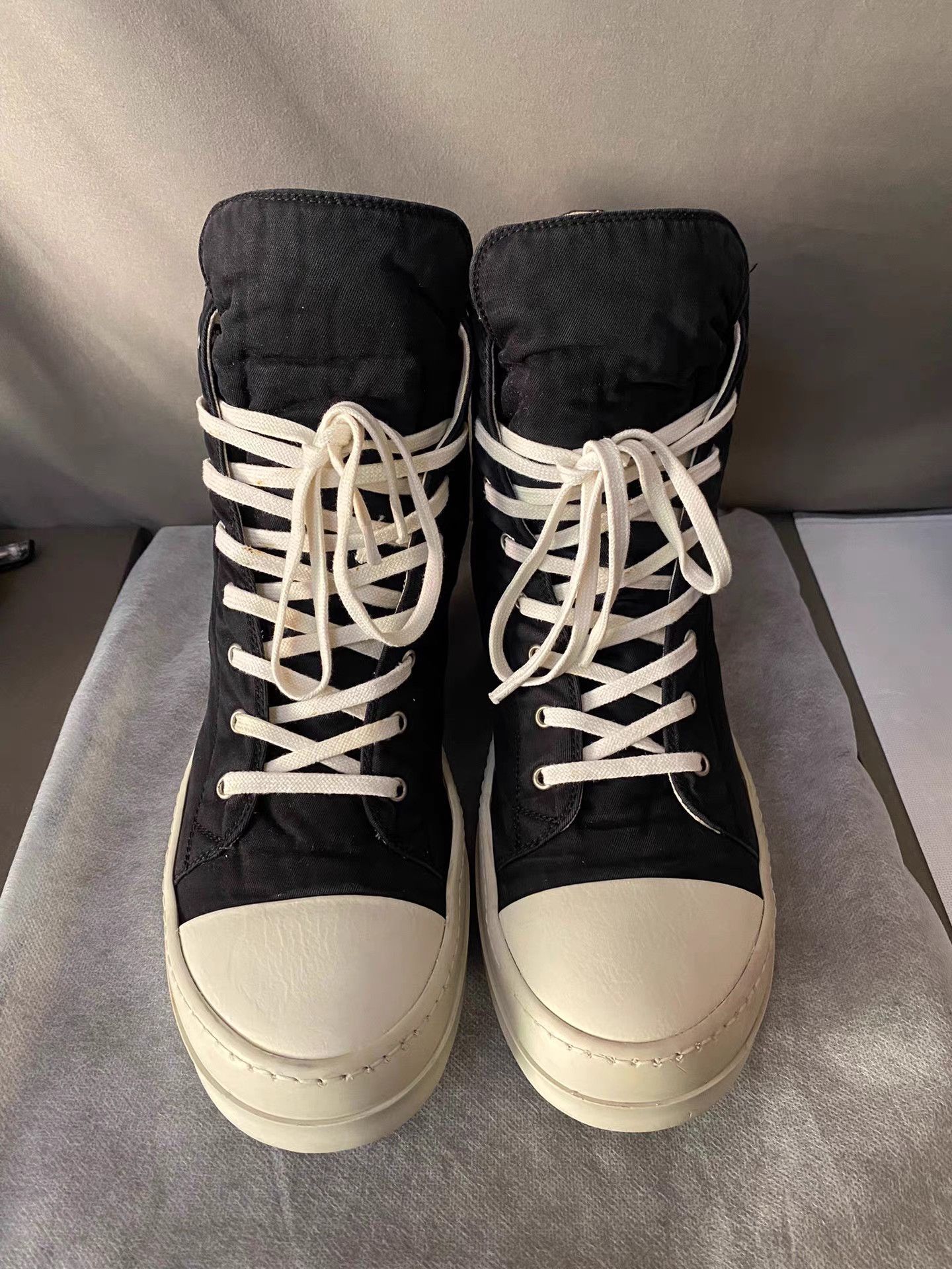 Rick Owens DRKSHDW satin sneakers