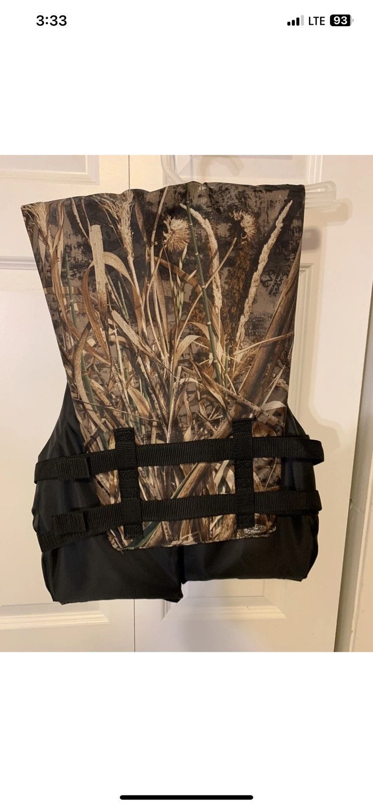 Realtree New SJK Realtree Max 5 adult universal USCG camo life vest Size US XL / EU 56 / 4 - 9 Thumbnail