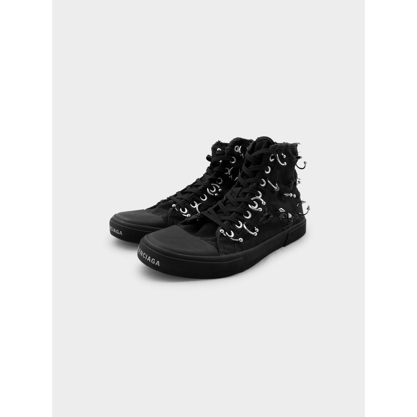 Balenciaga Pierced Hi top Paris Sneakers Grailed