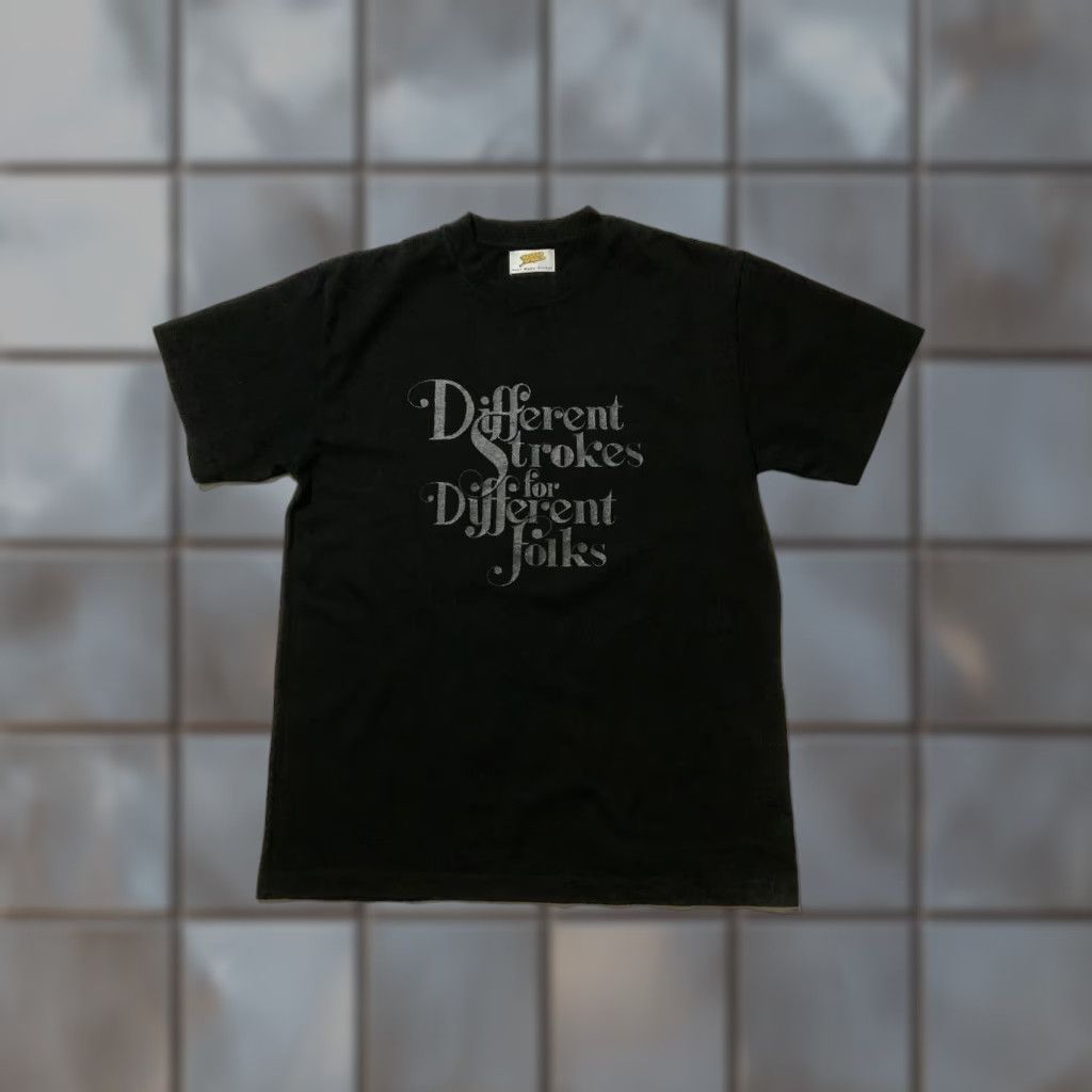 Vintage Little Africa Soul Global Different Strokes For Different Folks Black T-Shirt SM Men S Shirt Black Nike Size US S / EU 44-46 / 1 - 1 Thumbnail