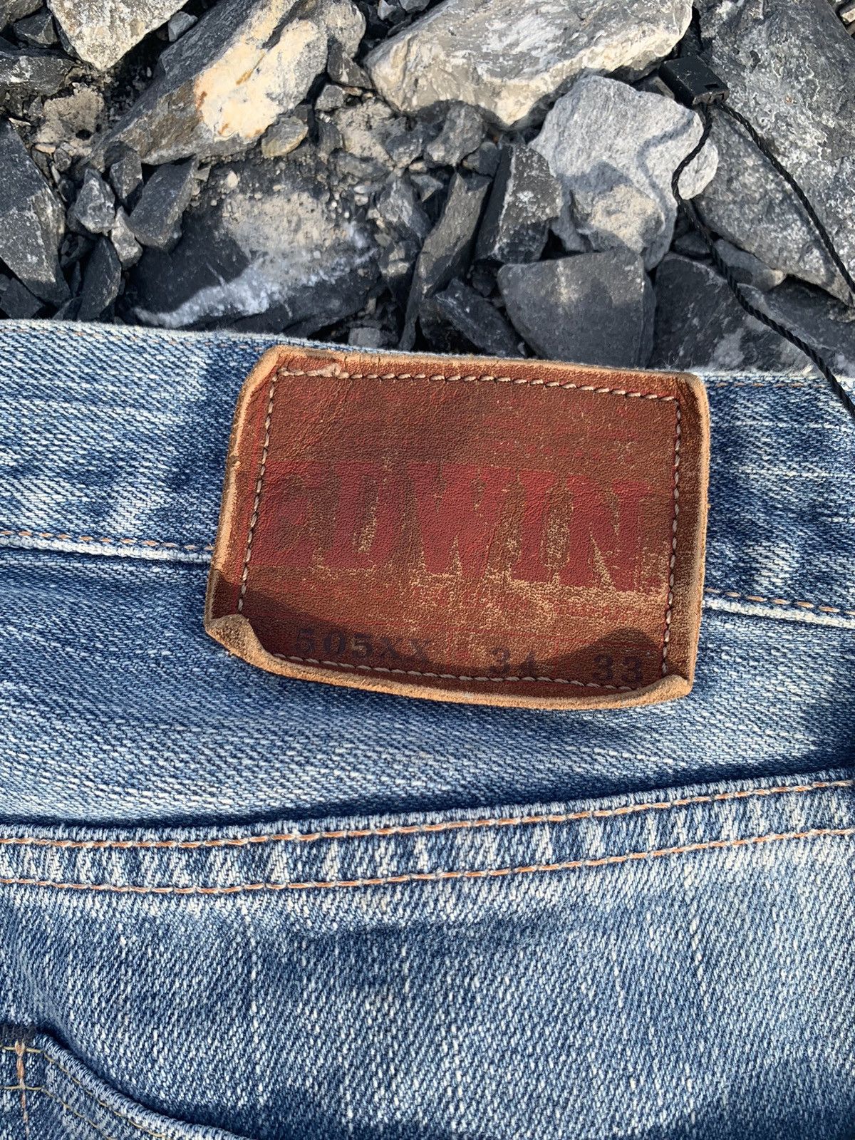 Kapital VINTAGE EDWIN 505XX SELVEDGE FADED JAPANESE DISTRESSED DENIM Size US 34 / EU 50 - 10 Thumbnail