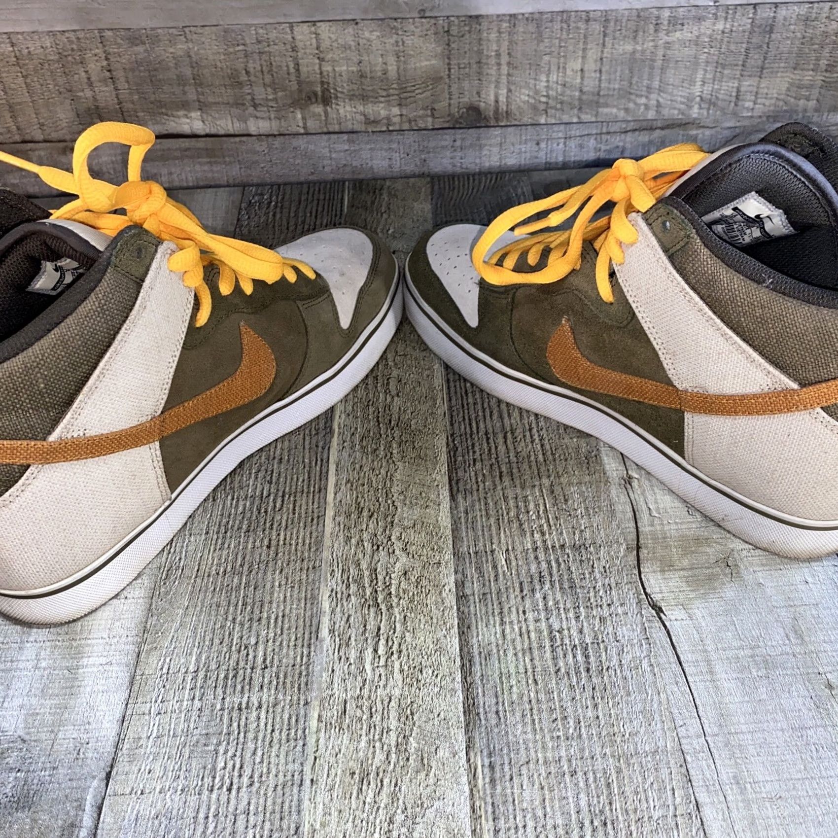 Nike Nike Dunk SE High Iguana Bronze Sneaker Mens 10/10.5 Multicolor High Top Nike Dunk se high Iguana Bronze Size US 9 / EU 42 - 7 Thumbnail