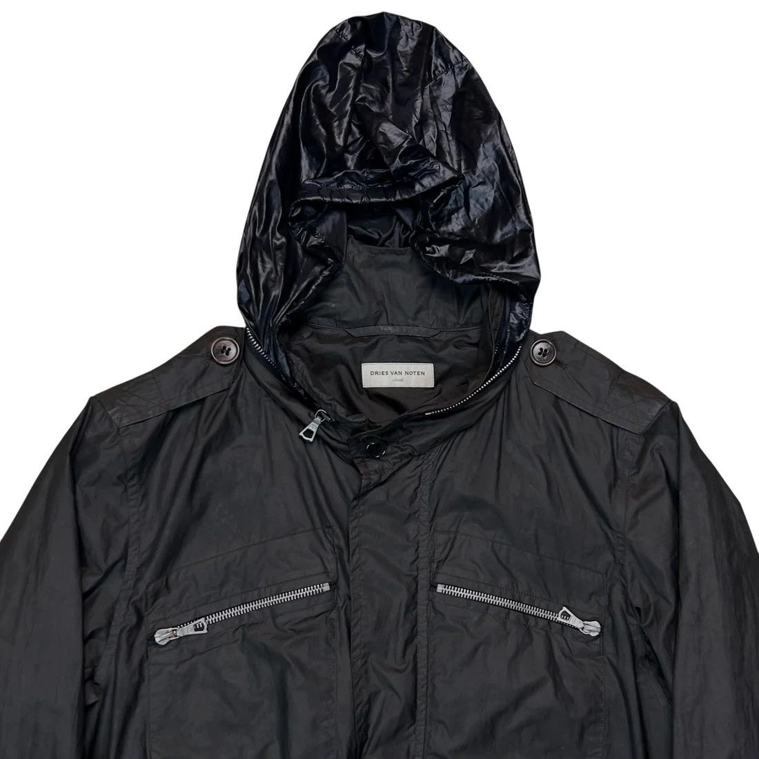 Dries Van Noten Dries Van Noten Neck Zip Parka - AW14 Size US M / EU 48-50 / 2 - 4 Thumbnail