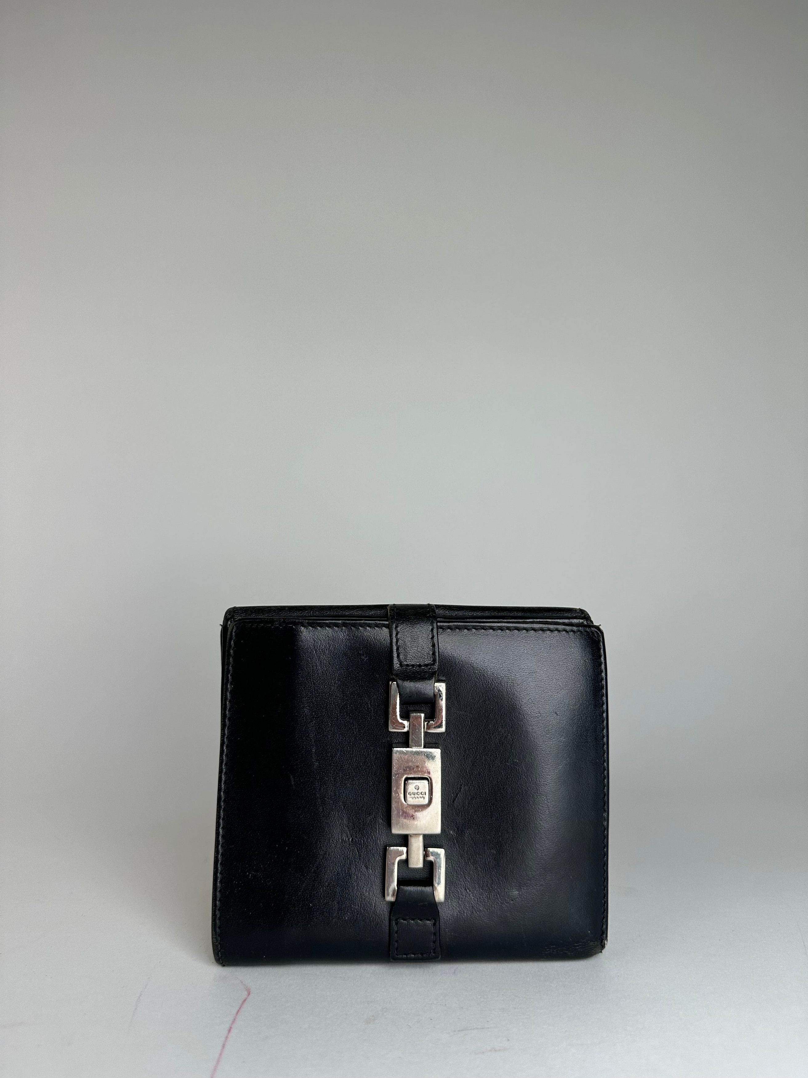 Gucci Vintage Leather Jackie Wallet Black Size ONE SIZE - 1 Thumbnail
