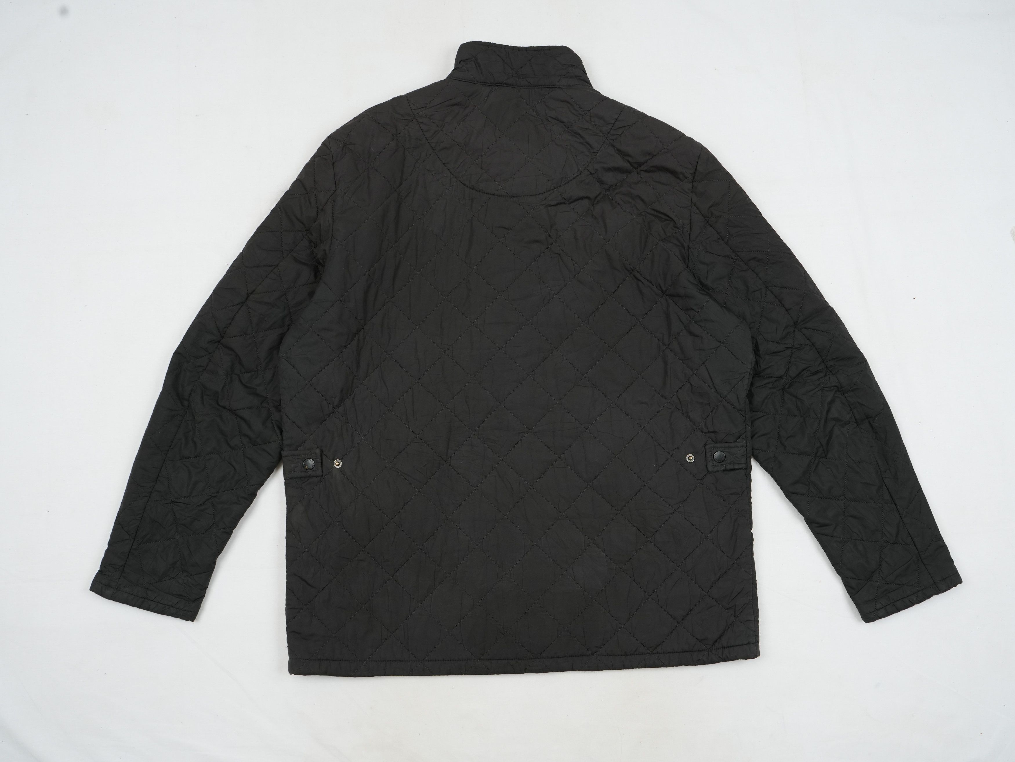 Barbour Men's Navy Barbour Powell Quilted Jacket Size US XL / EU 56 / 4 - 8 Thumbnail