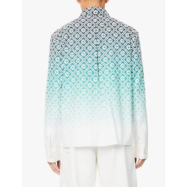 Casablanca o1mle0326 Classic Shirt Midnight Gradient in Blue Size US S / EU 44-46 / 1 - 4 Thumbnail