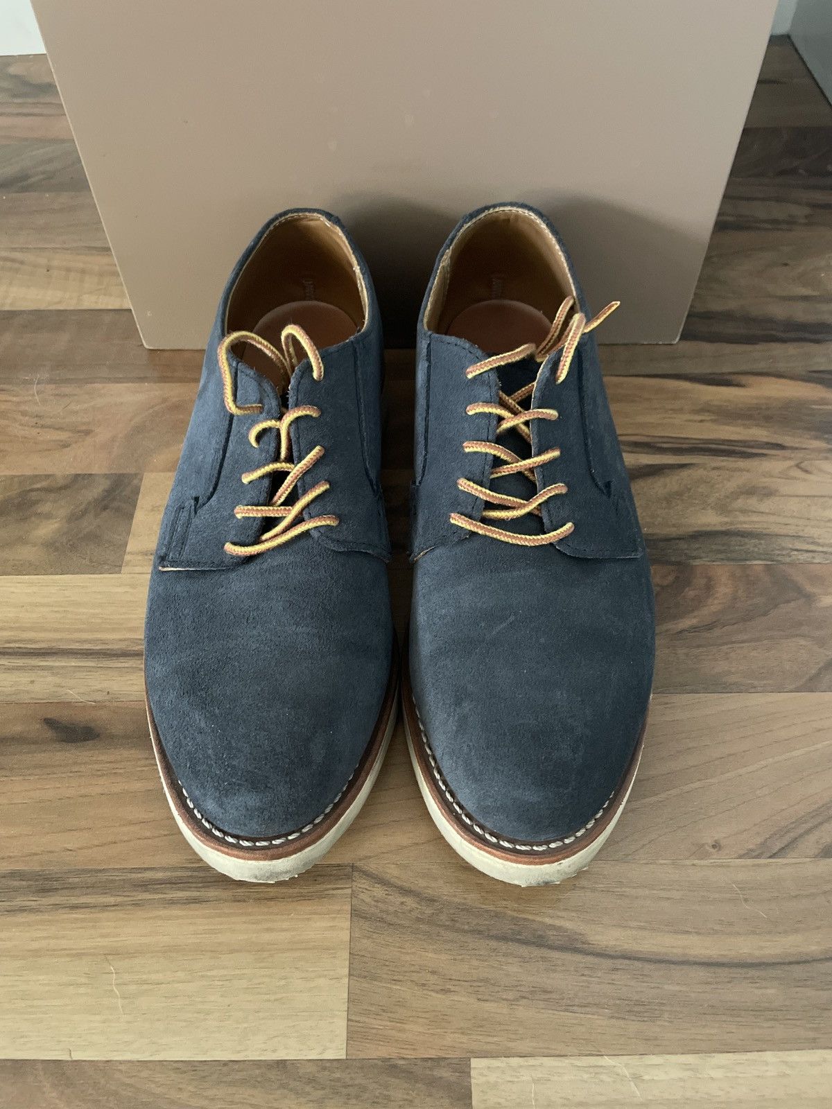 Red Wing Redwing Postman Blue Suede Oxford Size US 8.5 / EU 41-42 - 6 Thumbnail