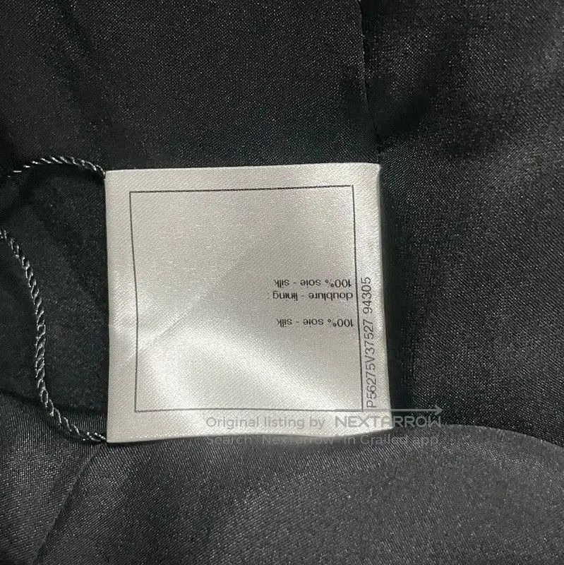 Chanel Chanel Black Cotton Women's Skirt . Size 23" - 8 Thumbnail