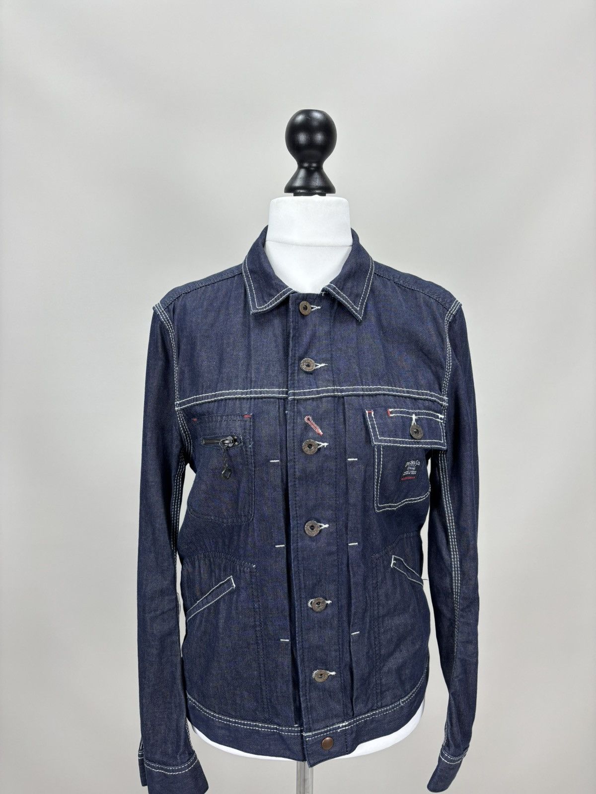 Diesel Womens denim jacket Diesel Size M Color Blue Size M / US 6-8 / IT 42-44 - 2 Thumbnail