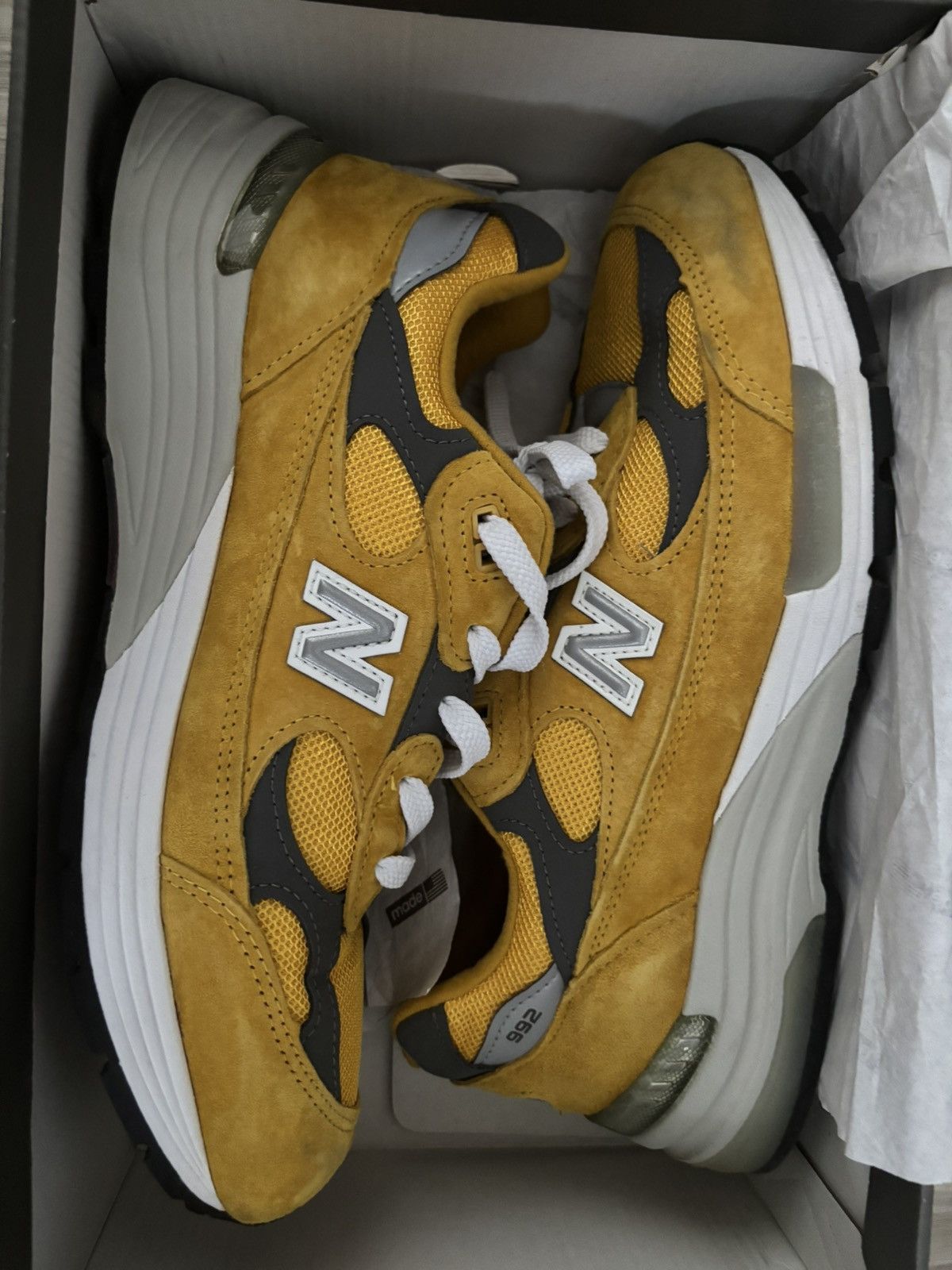 New Balance New balance 992 yellow/grey | Grailed