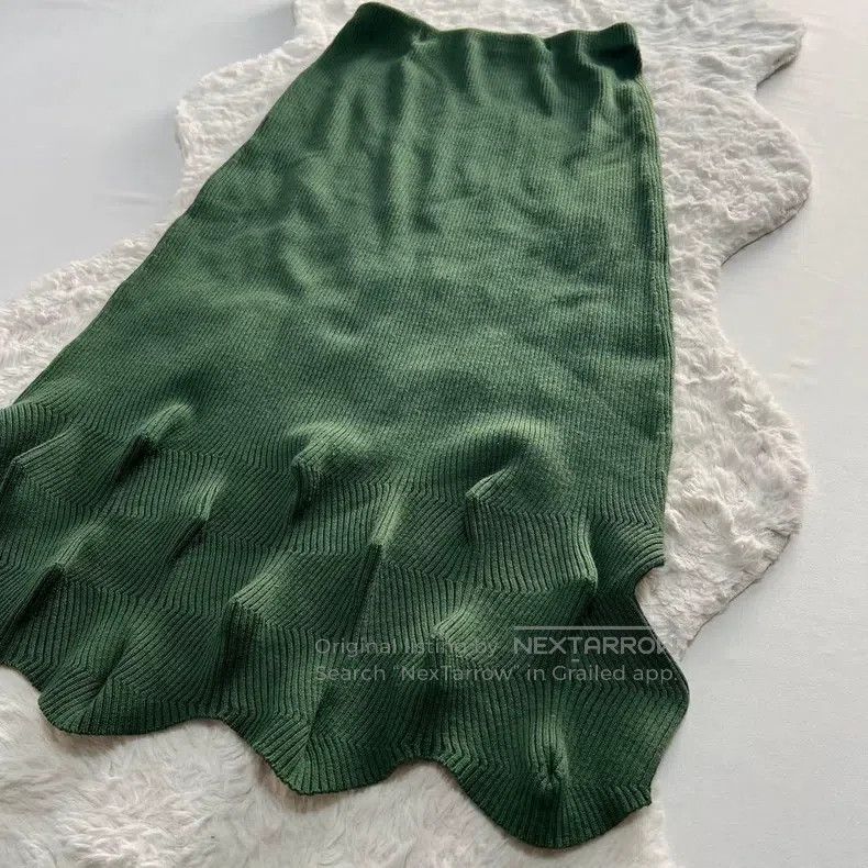 Issey Miyake Issey Miyake Dark Green Design Skirt Size 25" / US 0 / IT 36 - 3 Thumbnail