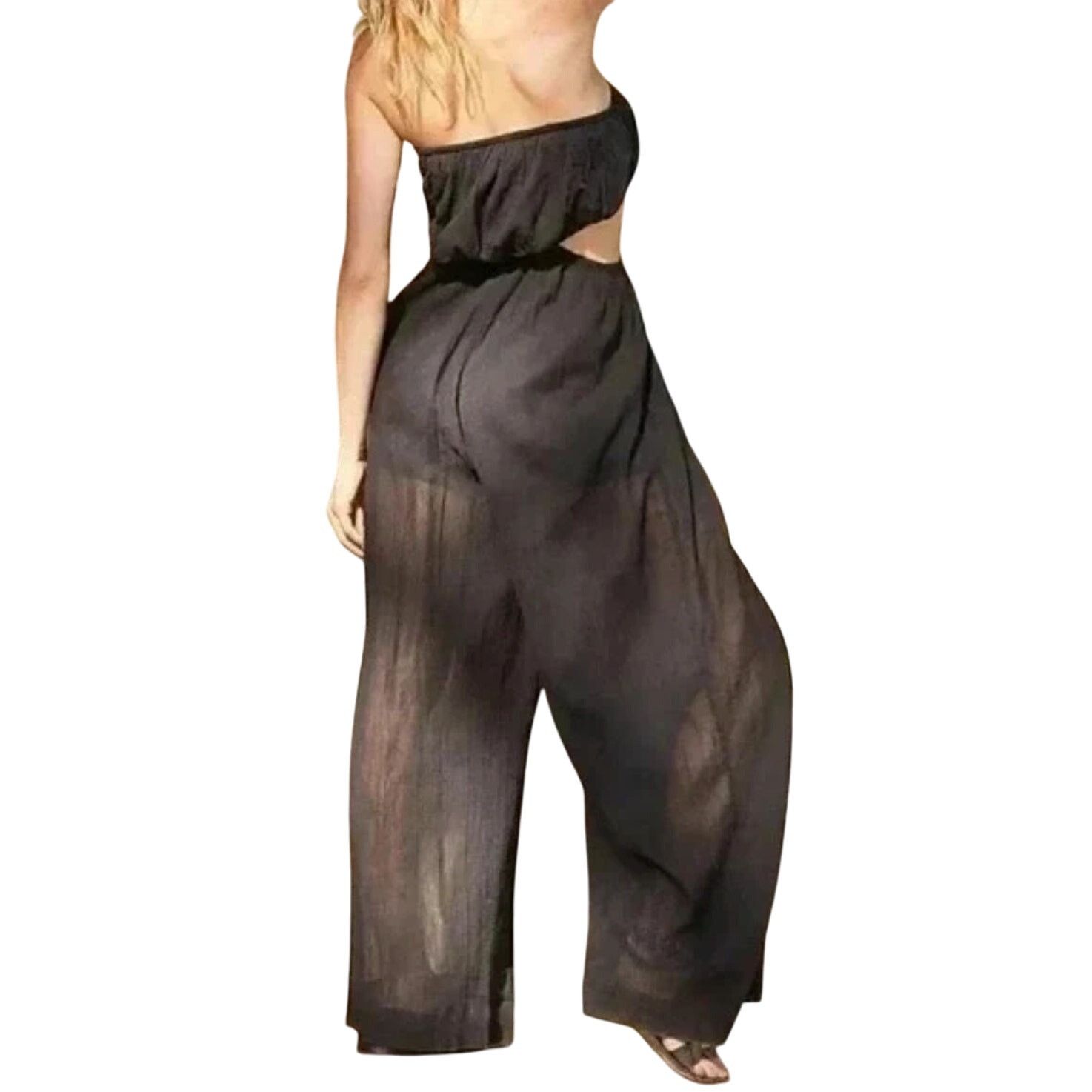 Free People Free People Endless Summer Cut Out For It Jumpsuit in Black Size 28" / US 6 / IT 42 - 3 Thumbnail