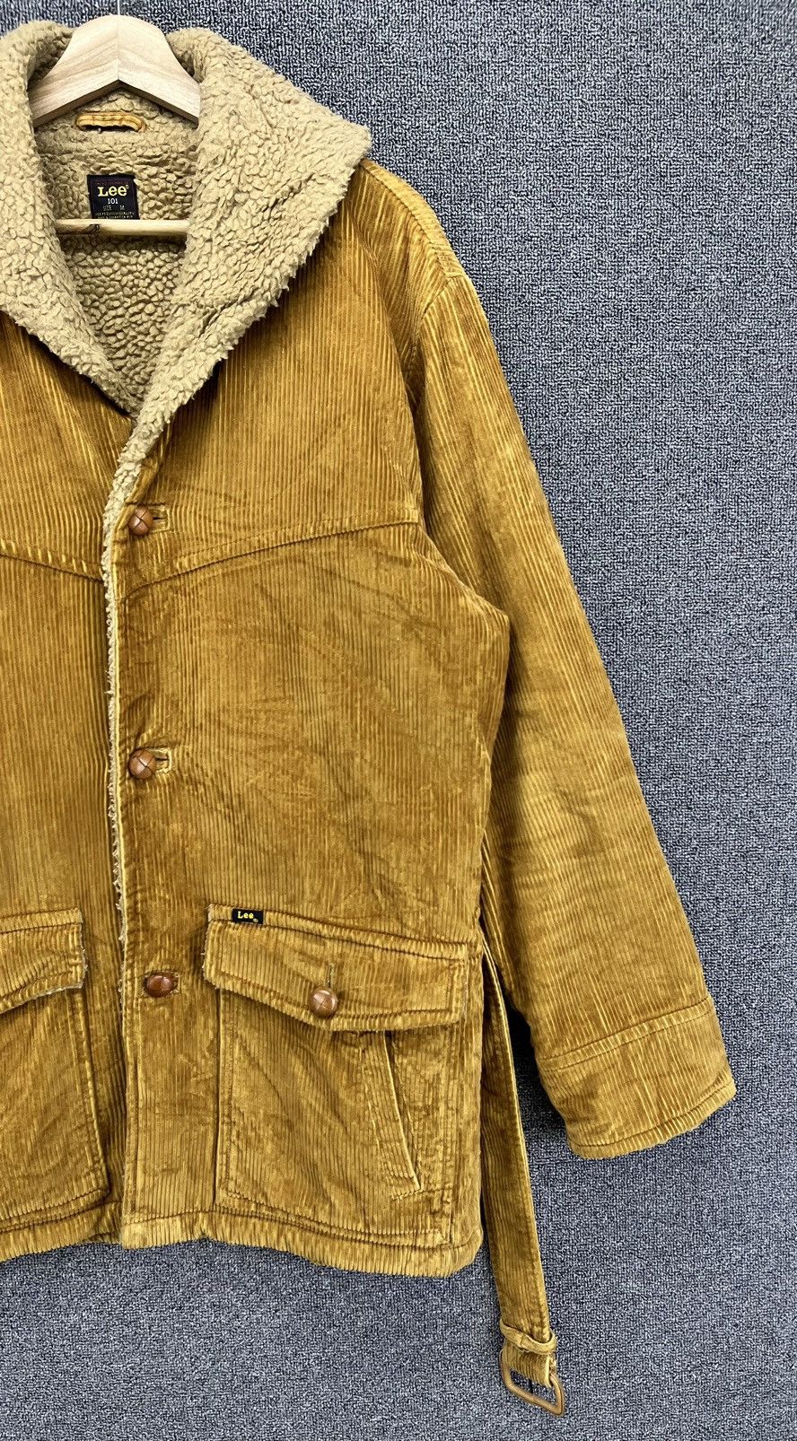 Lee Vintage Lee Corduroy Sherpa Trench Coat Jacket Size US M / EU 48-50 / 2 - 4 Thumbnail