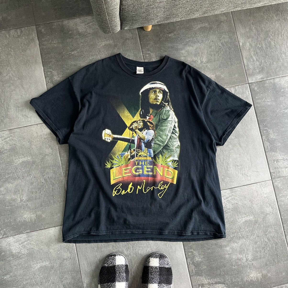Bob Marley Vintage ADULT “ BOB MARLEY THE LEGEND” Marijuana Y2K Jamaica Size US XXL / EU 58 / 5 - 3 Thumbnail