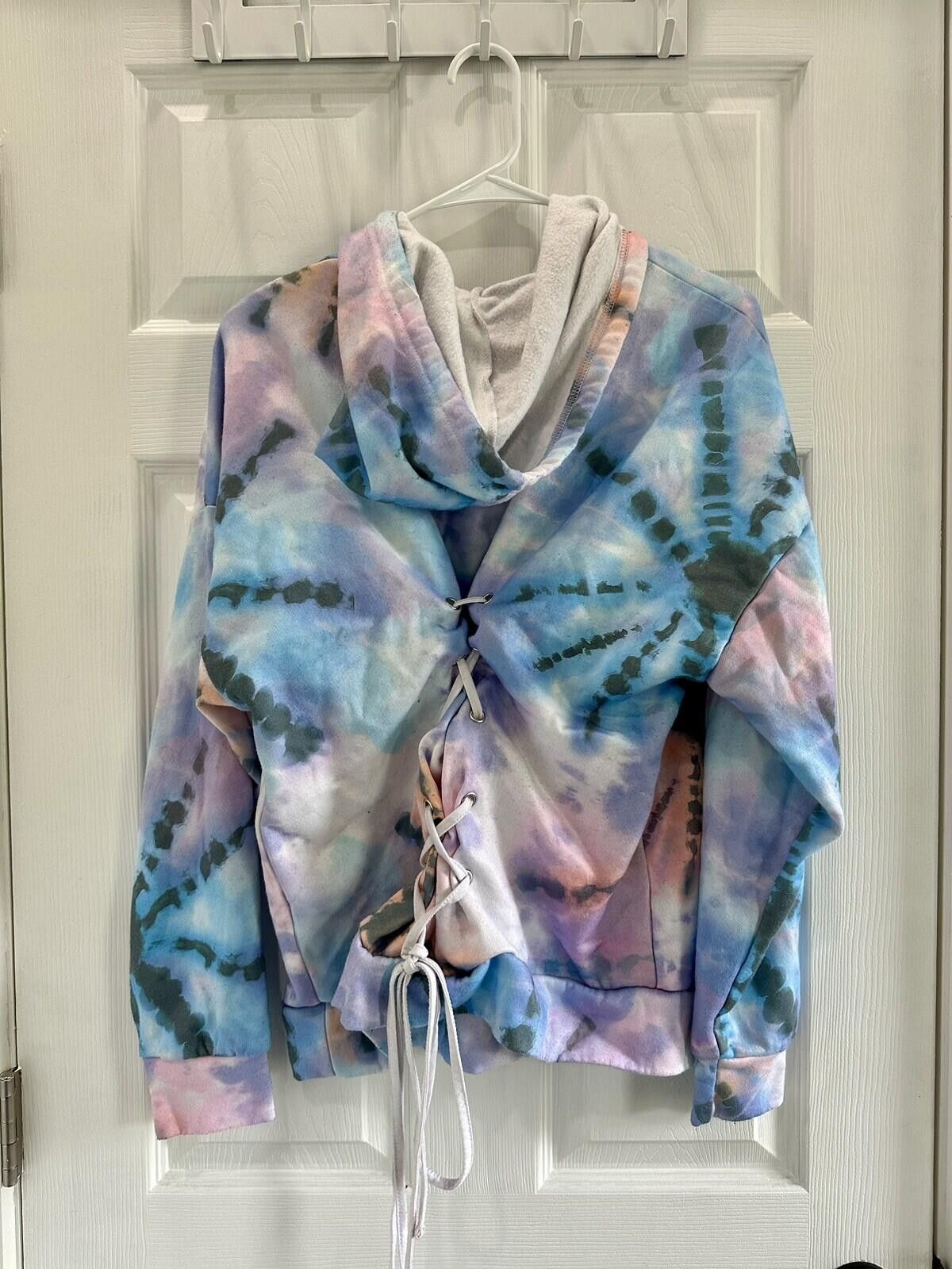 Other Alice in Wonderland tie dye Corset Tie Hoodie Size M / US 6-8 / IT 42-44 - 2 Thumbnail