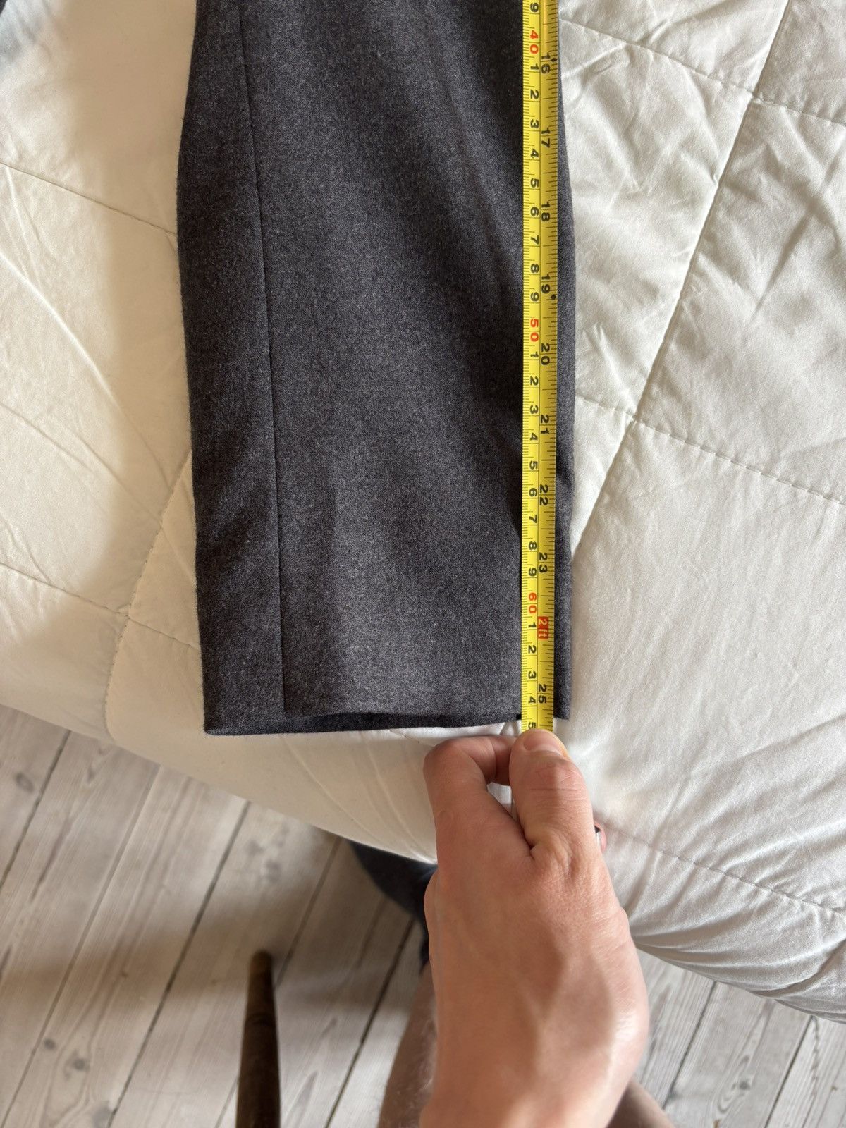 De Fursac Grey flannel suit - De Fursac Size 44R - 9 Thumbnail