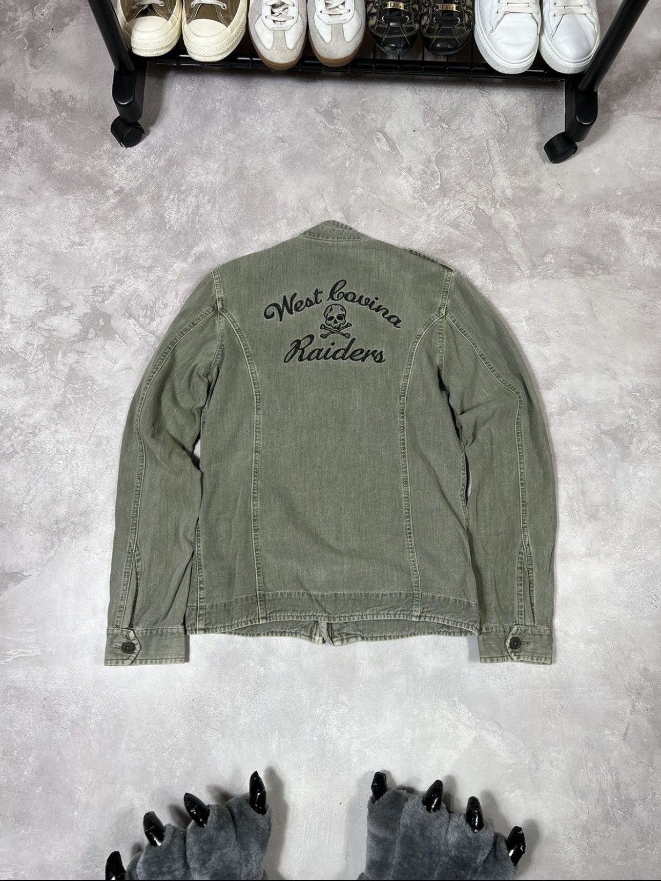 Japanese Brand Vintage Junya Watanabe Style Japan Rags Distressed Jacket Size S / US 4 / IT 40 - 2 Thumbnail