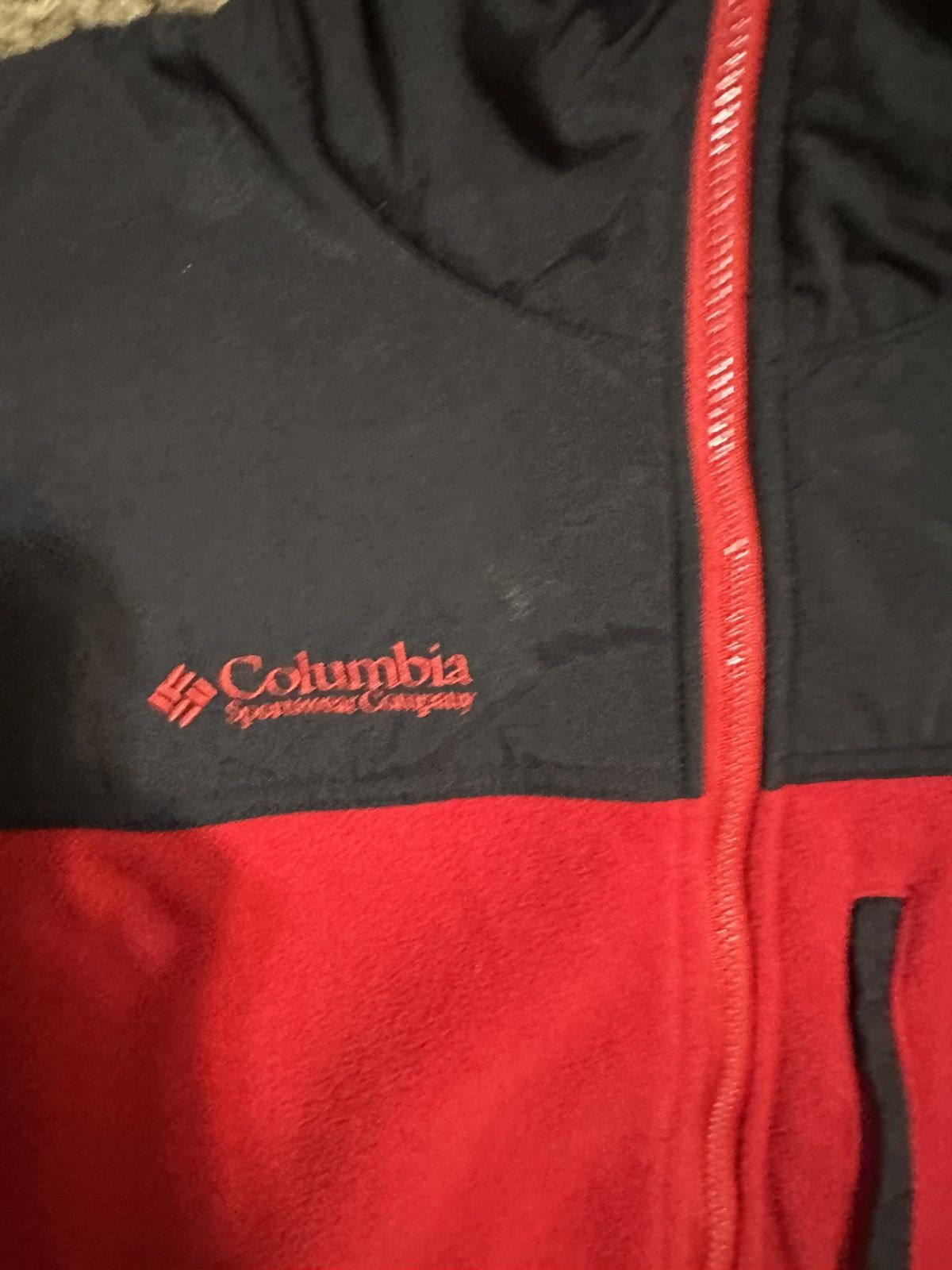 Columbia Vintage Columbia fleece “triple red” jacket 00s size large Size US L / EU 52-54 / 3 - 2 Thumbnail