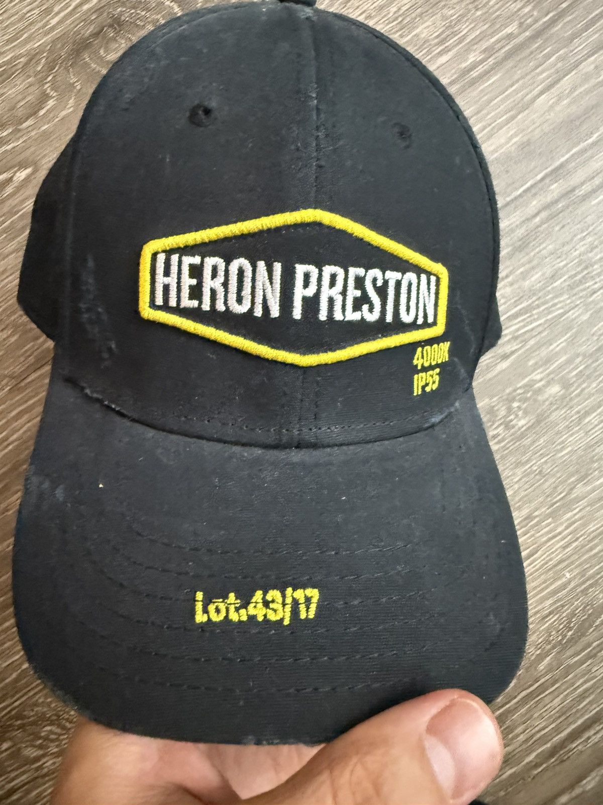 Heron Preston Heron Preston distressed hat Size ONE SIZE - 3 Thumbnail