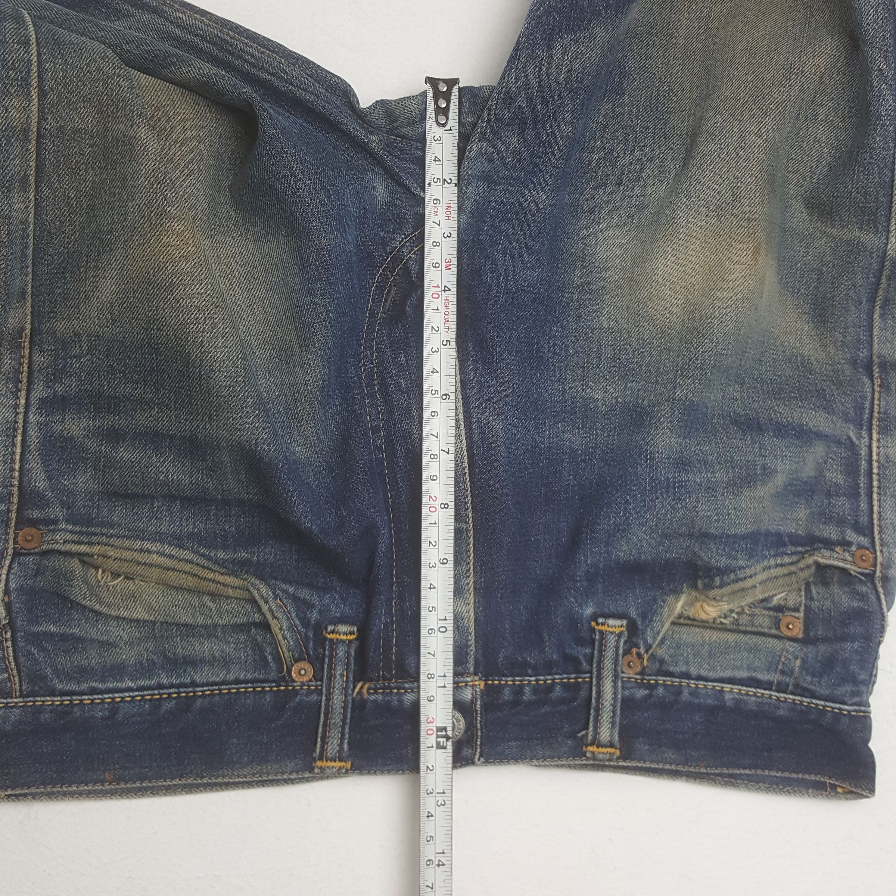 Evisu × If Six Was Nine × Vintage Vintage Evisu Japanese Brand Daicock Custom Art Denim Jeans Size US 31 - 10 Thumbnail
