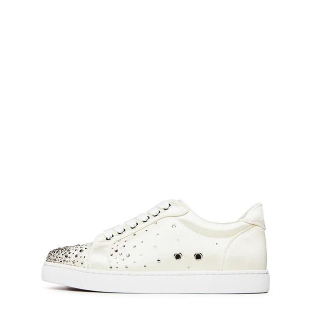 Christian Louboutin Degravieira Strass Sneakers Size US 9 / IT 39 - 7 Thumbnail