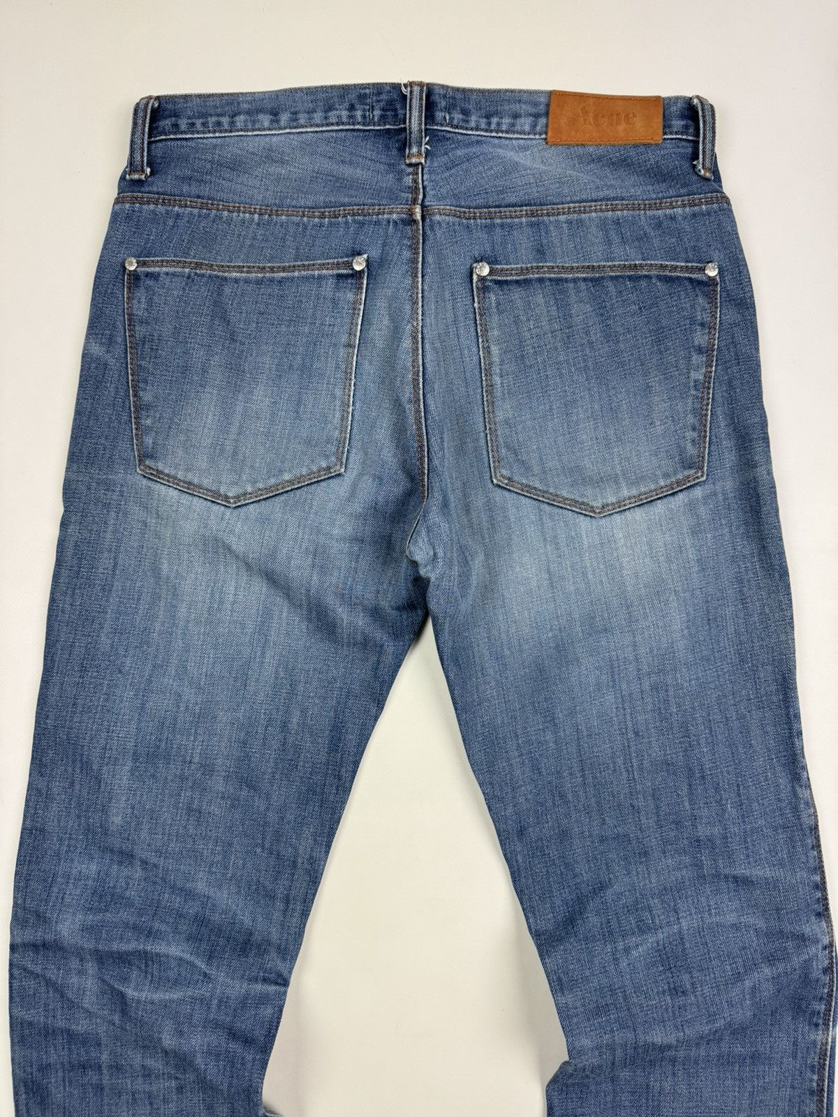 Acne Studios Acne Max Stencil Blue Jeans Size 31x34 Size US 31 - 12 Thumbnail