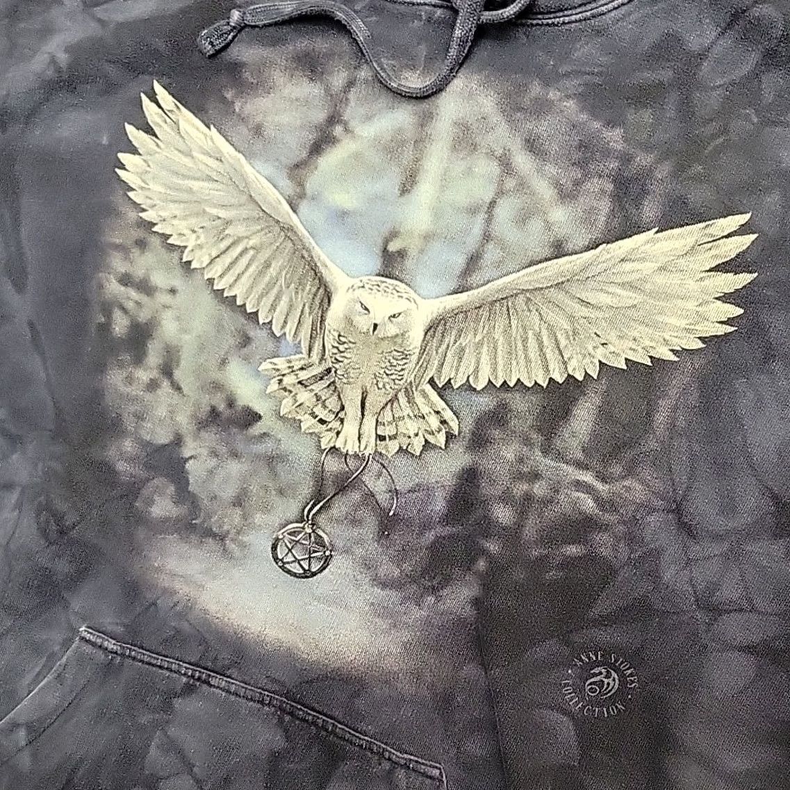 The Mountain VINTAGE The Mountain Hoodie Mens XXL Blue Fleece Snowy Owl Nature Outdoor Tie Dye Gorp Size US XXL / EU 58 / 5 - 4 Thumbnail