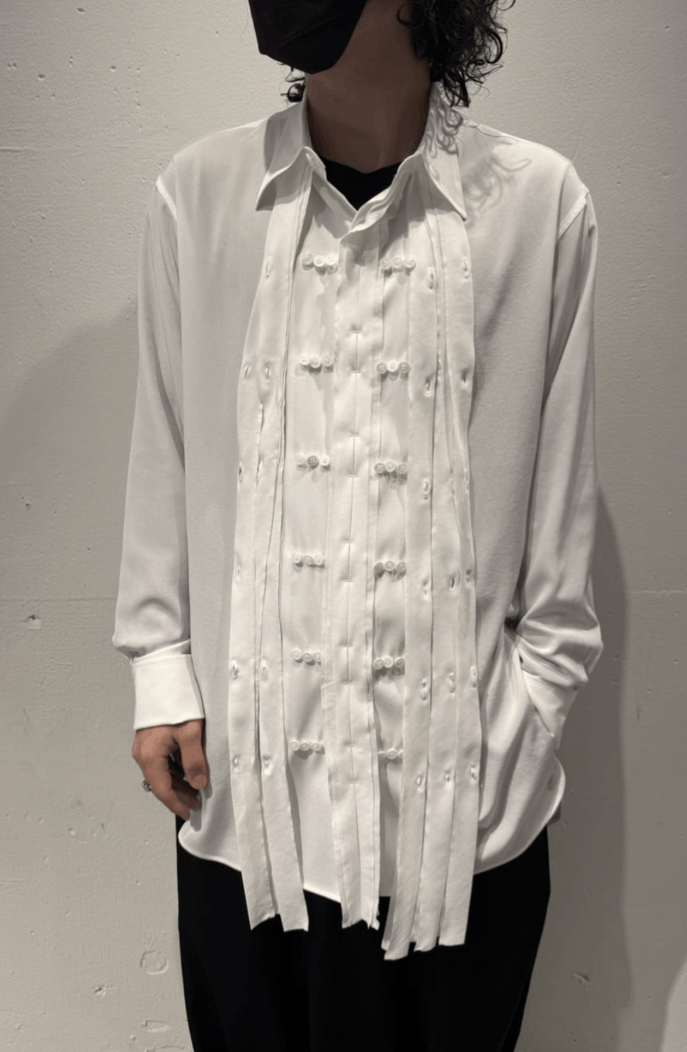 Yohji Yamamoto Yohji Yamamoto Pour Homme - FRILL SHIRT BLOUSE Size US M / EU 48-50 / 2 - 10 Thumbnail